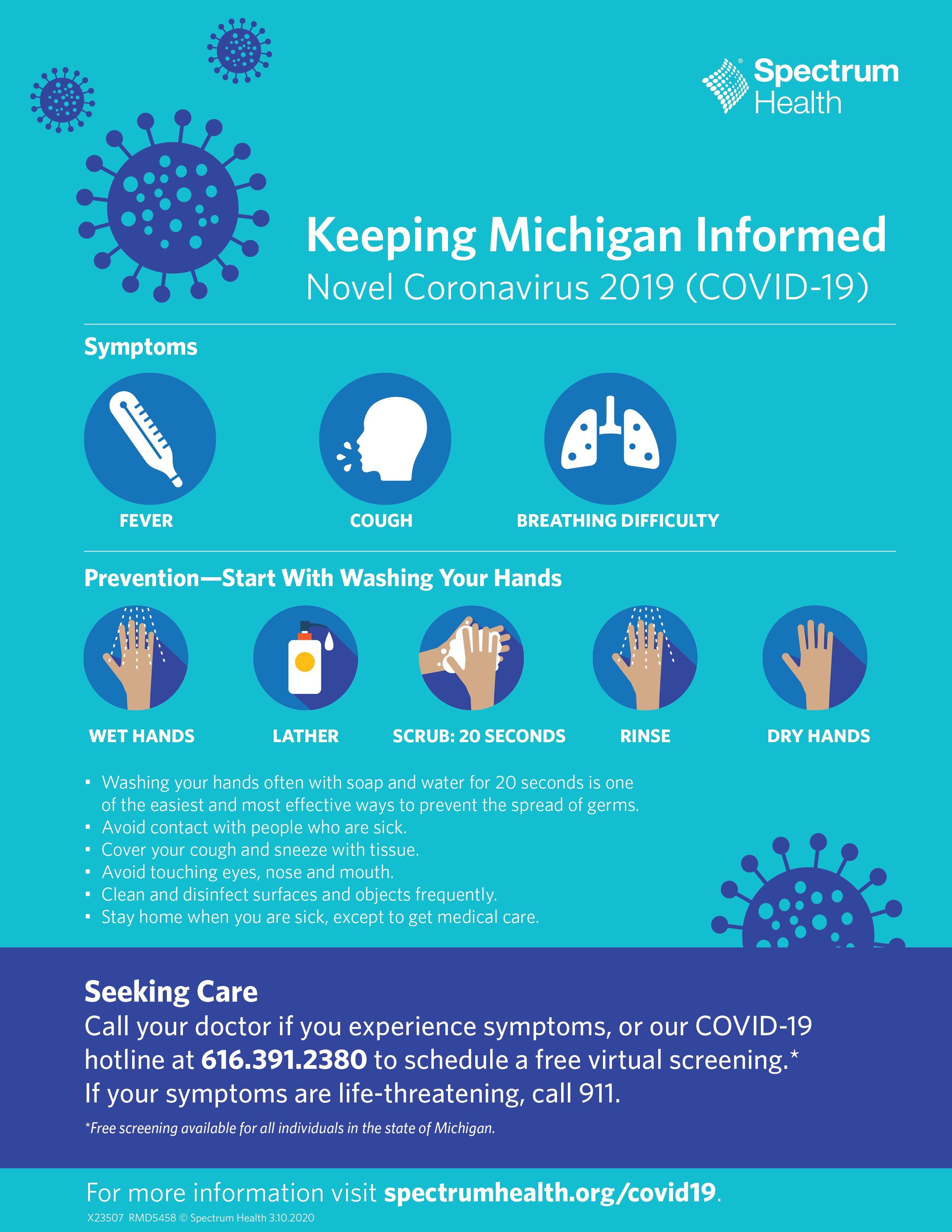 SpectrumHealth is offering free COVID19 home screening and testing