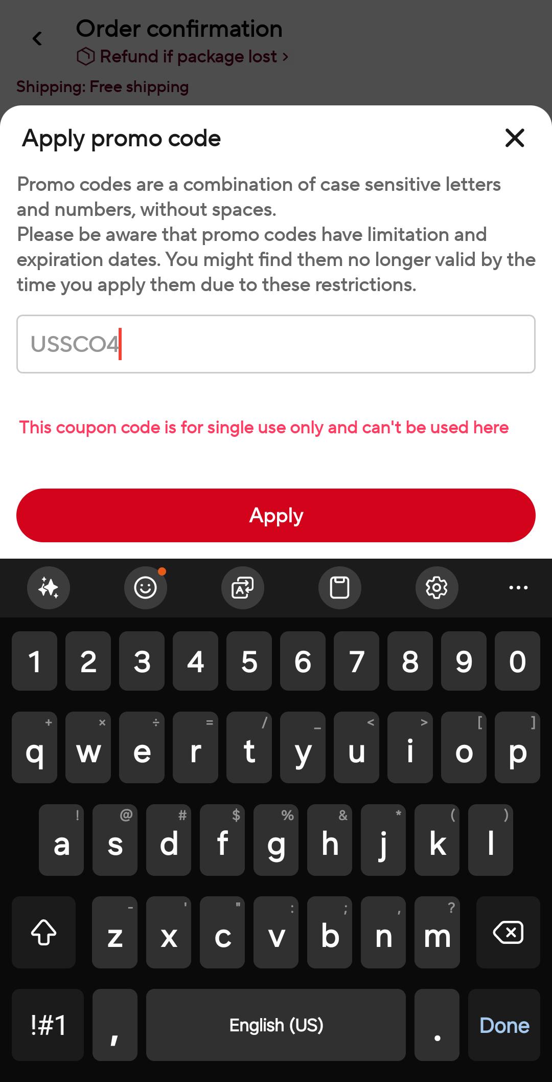 AliExpress Coupon not working r/SBCGaming