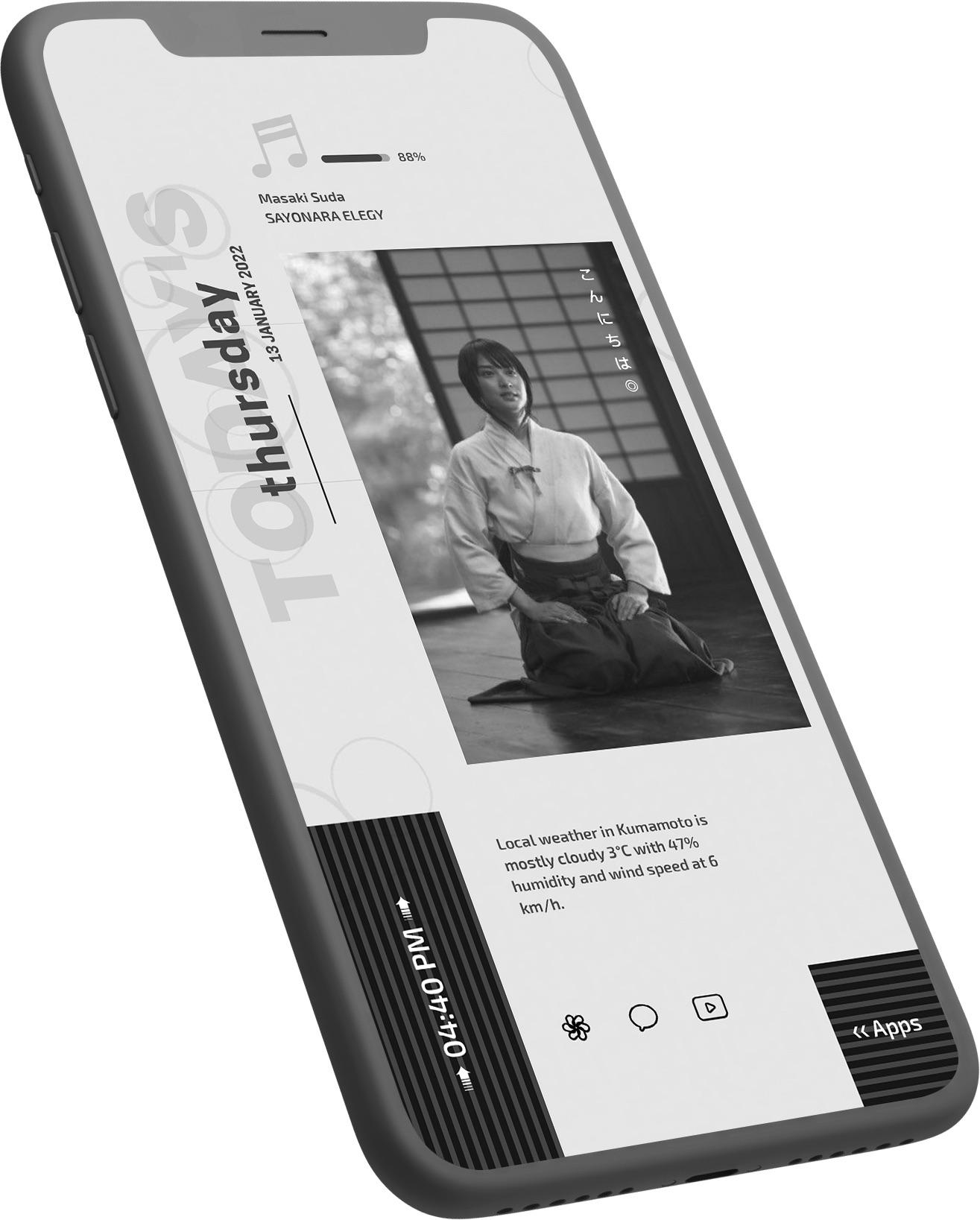[Setup] black vs white widget r/iOSthemes