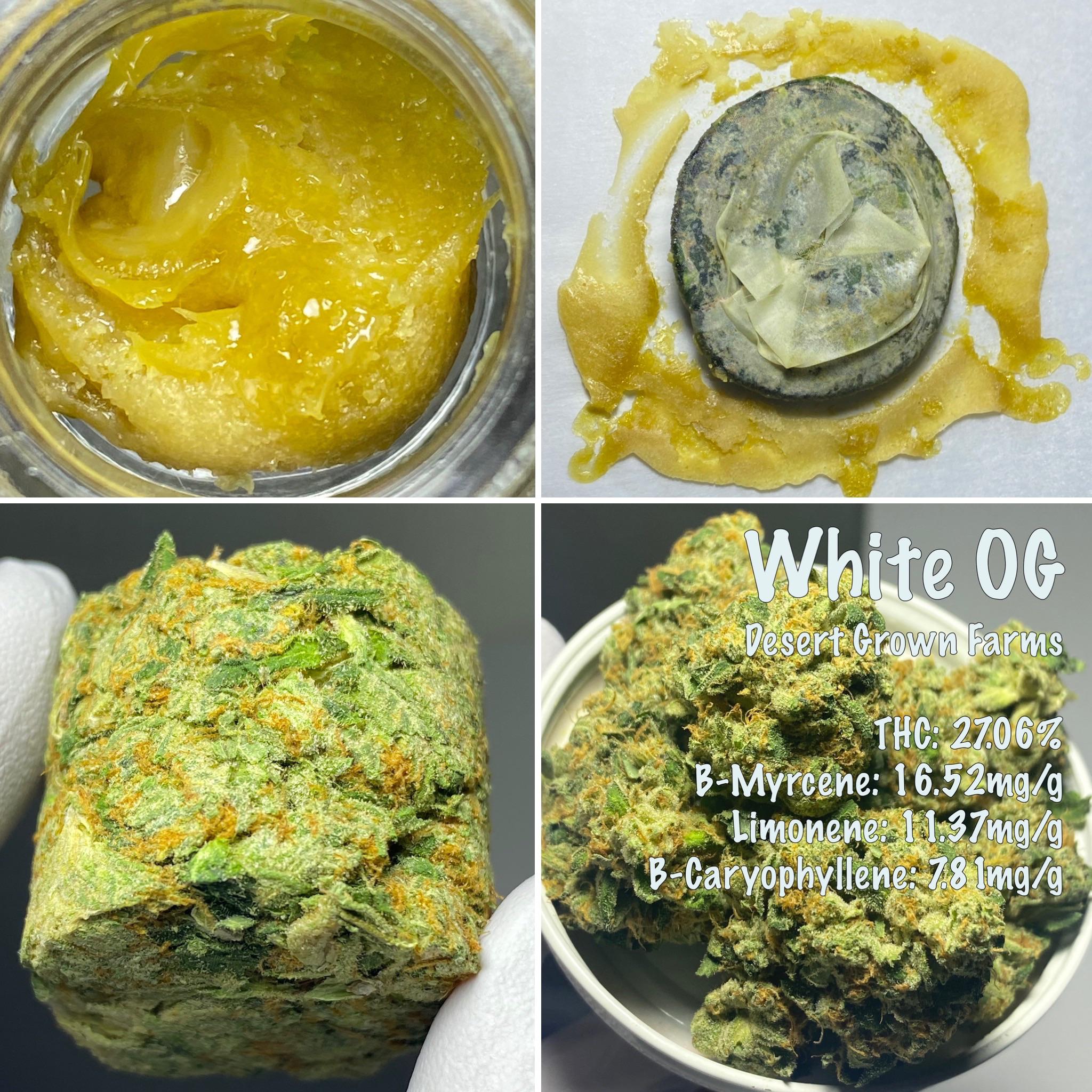 This White OG flower rosin is better than a lot of the hash I've had