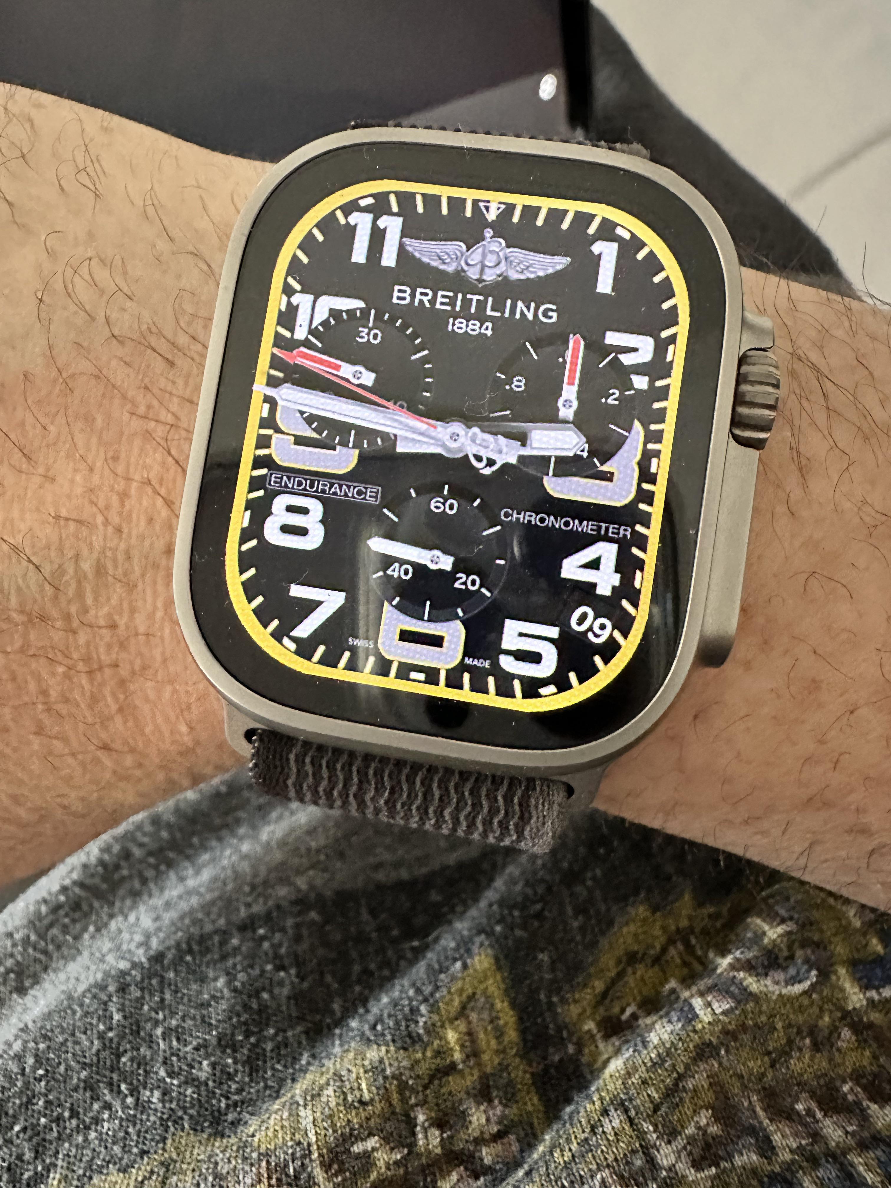 Cool functional Breitling watch face r/AppleWatch