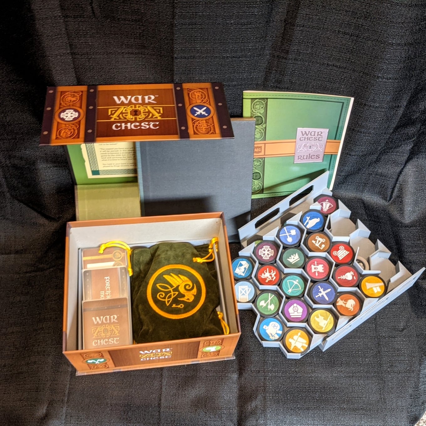 [War Chest] WIP Prototype Base Game + Expansions + Room for more r