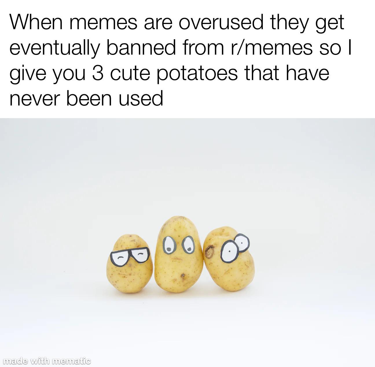 Potatoes gonna potate 🥔 r/memes