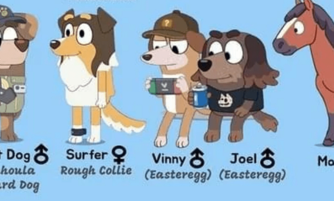 Who are these easter eggs r/bluey