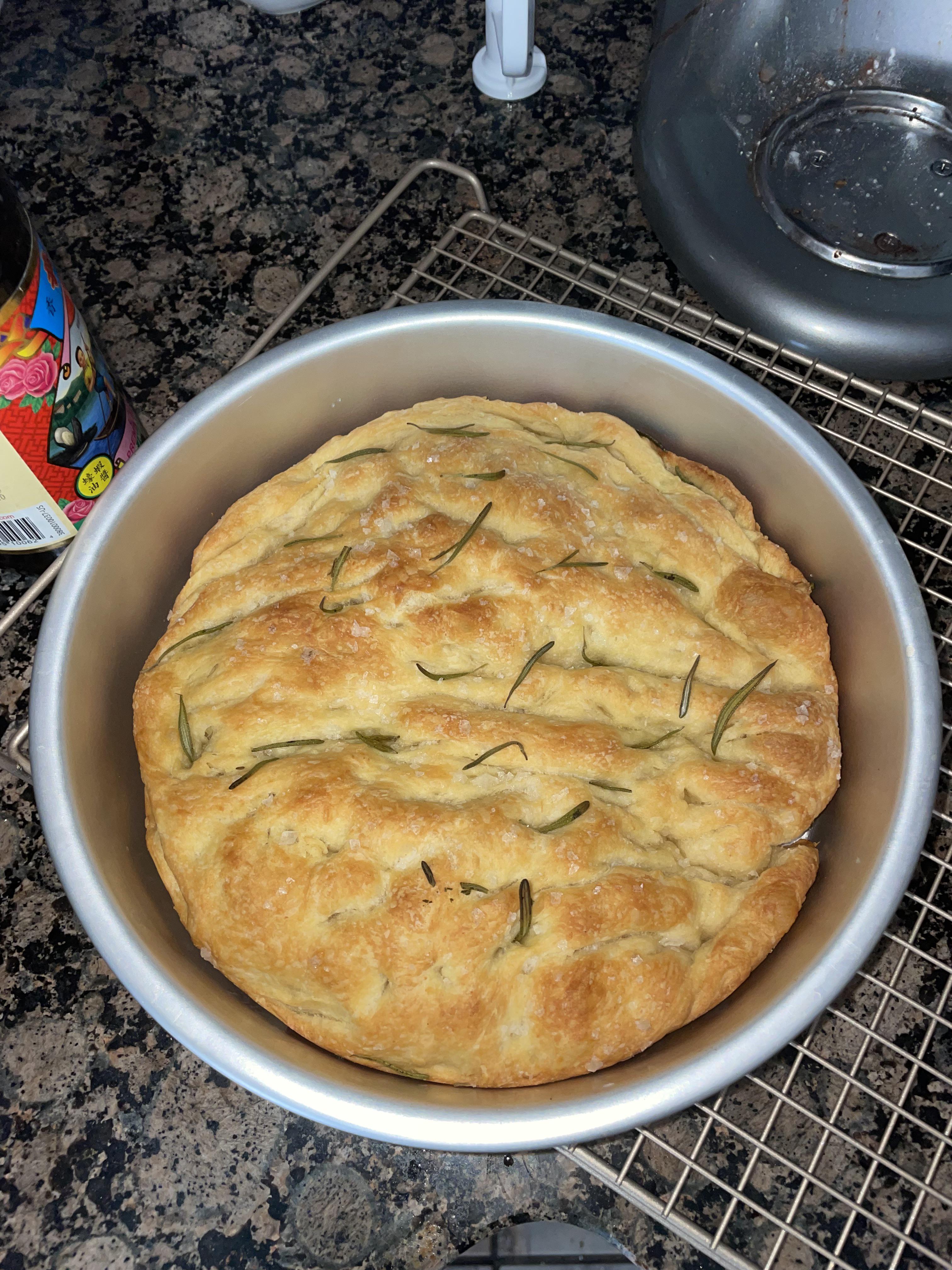 Homemade Rosemary Focaccia r/Baking