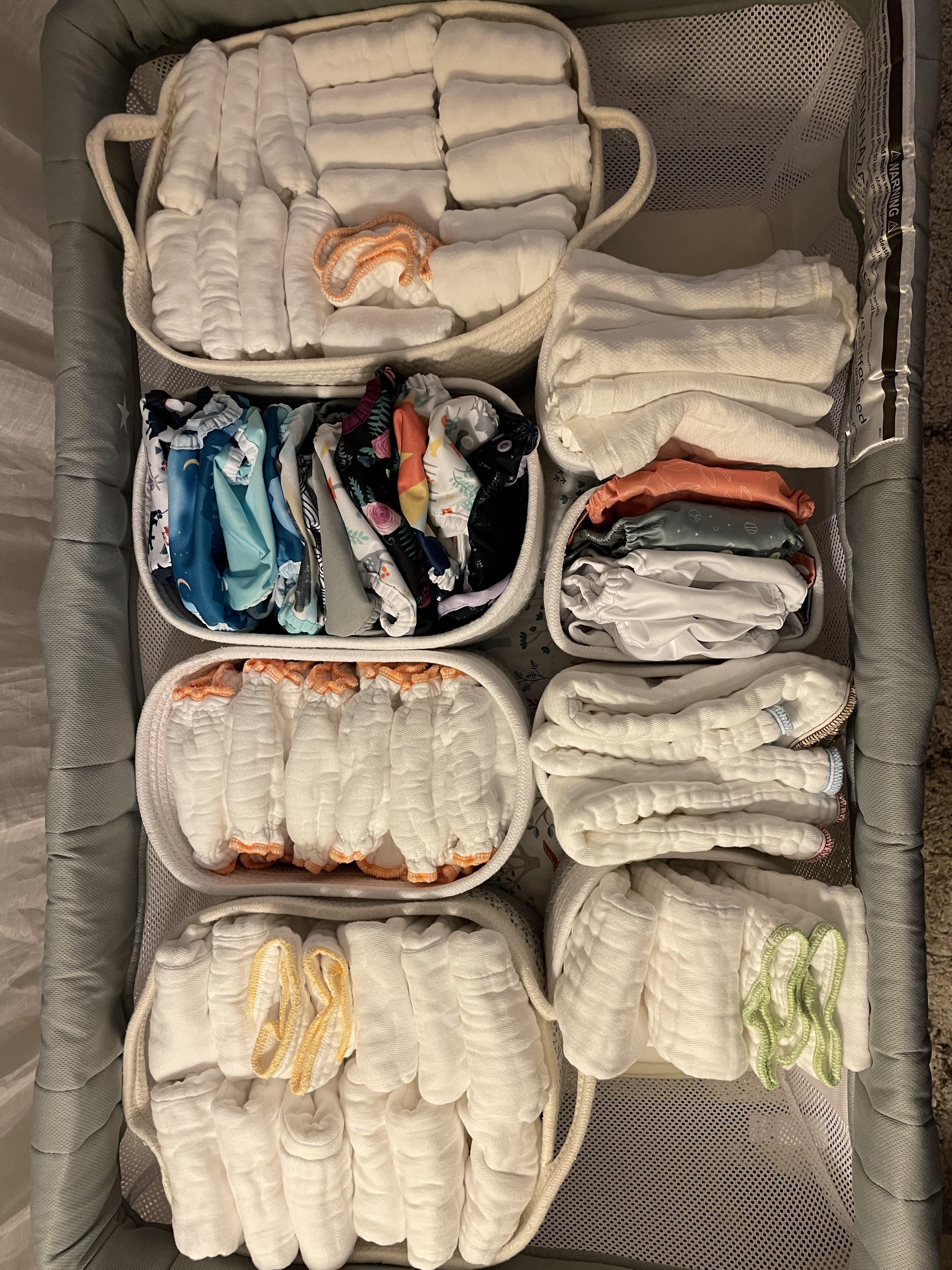 Due any day now and the stash is prepped and ready! We have here 18