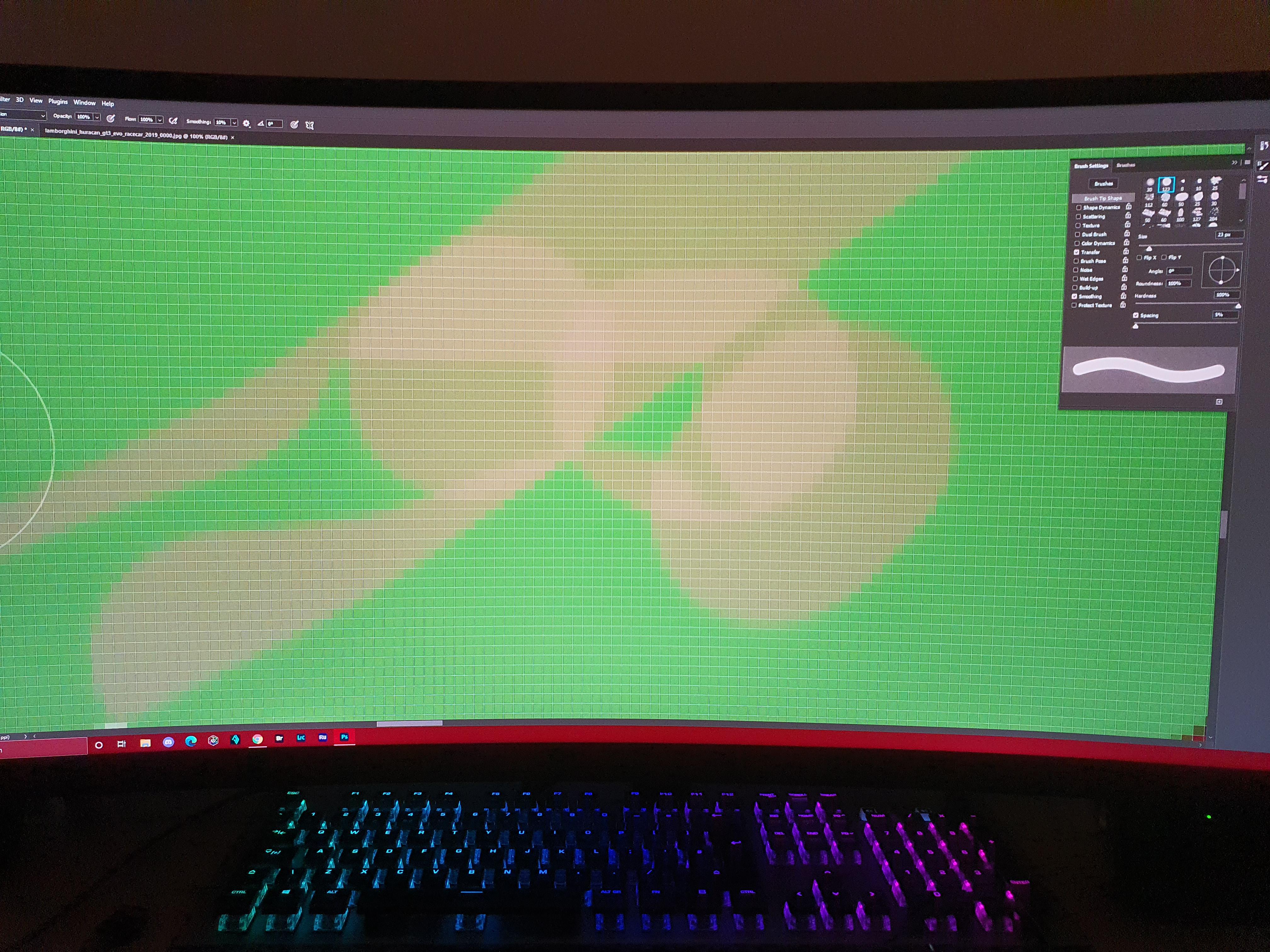 When I use the brush tool, everytime I overlap strokes it changes the