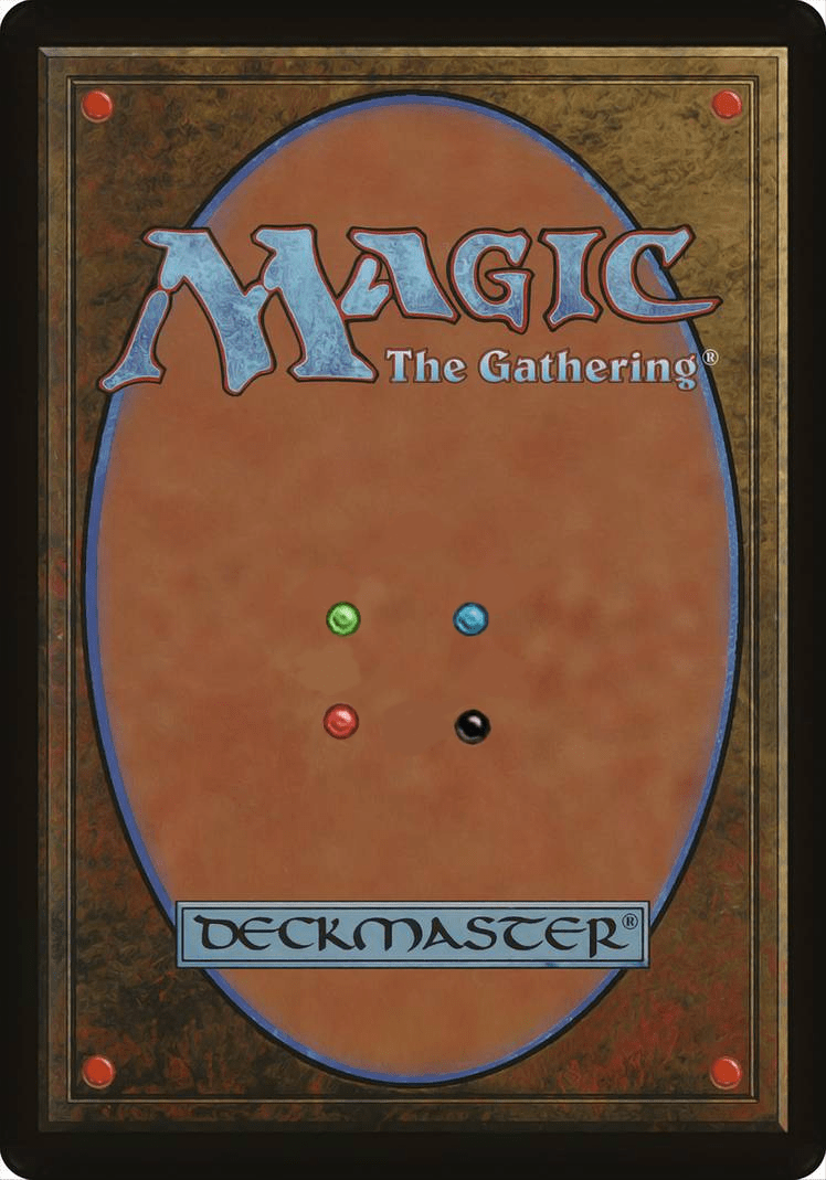 "mtg card back" Upvote this so that the next Wizards' Graphic Designer