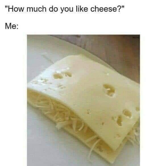 How much do you like cheese ? r/Cheese