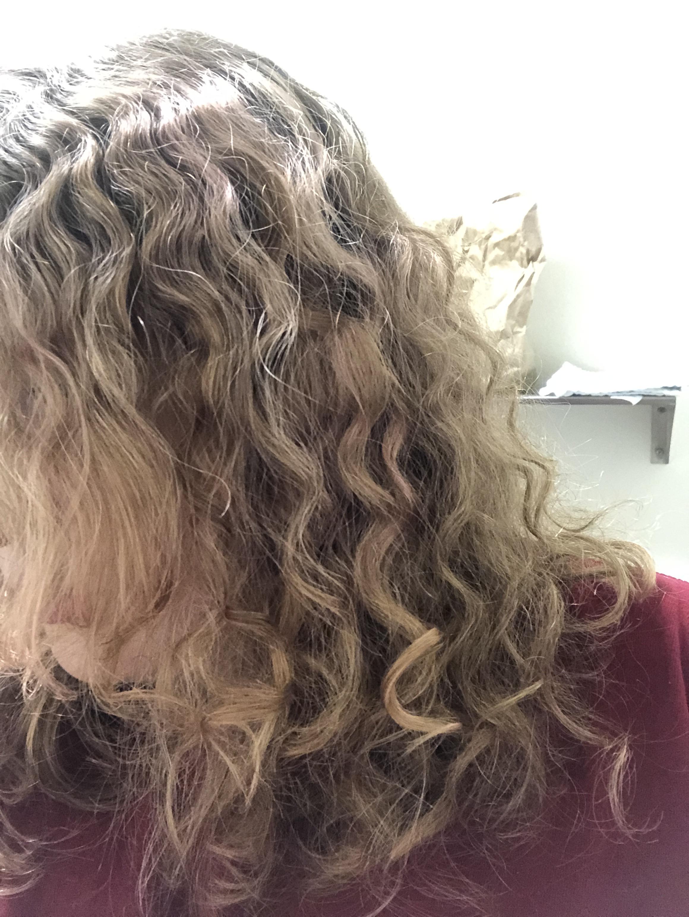 ok so this is what my hair looks like after i’ve let it air dry. I