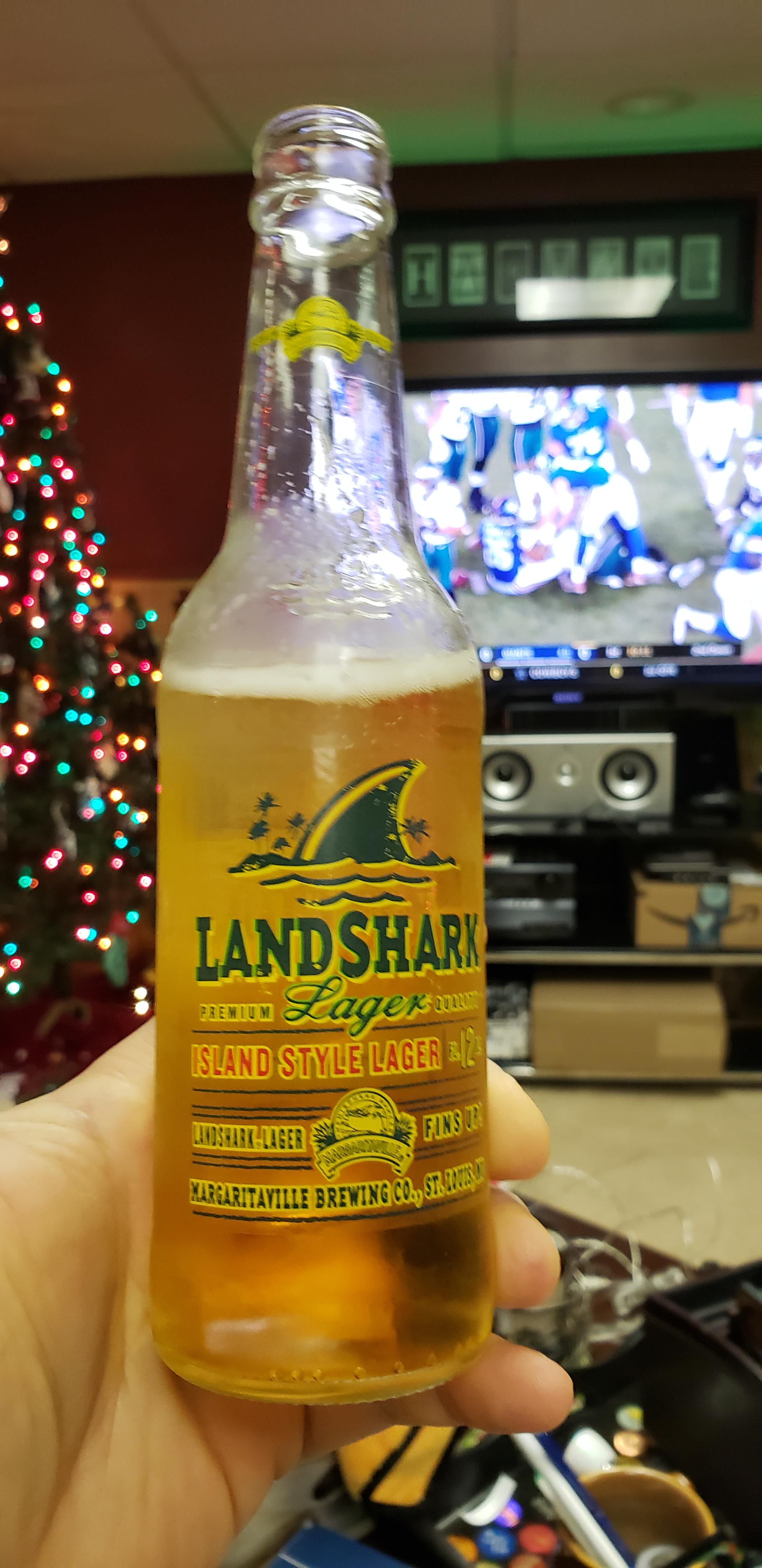 Landshark Already buzzed by drinking a CBS and Sierra Nevada