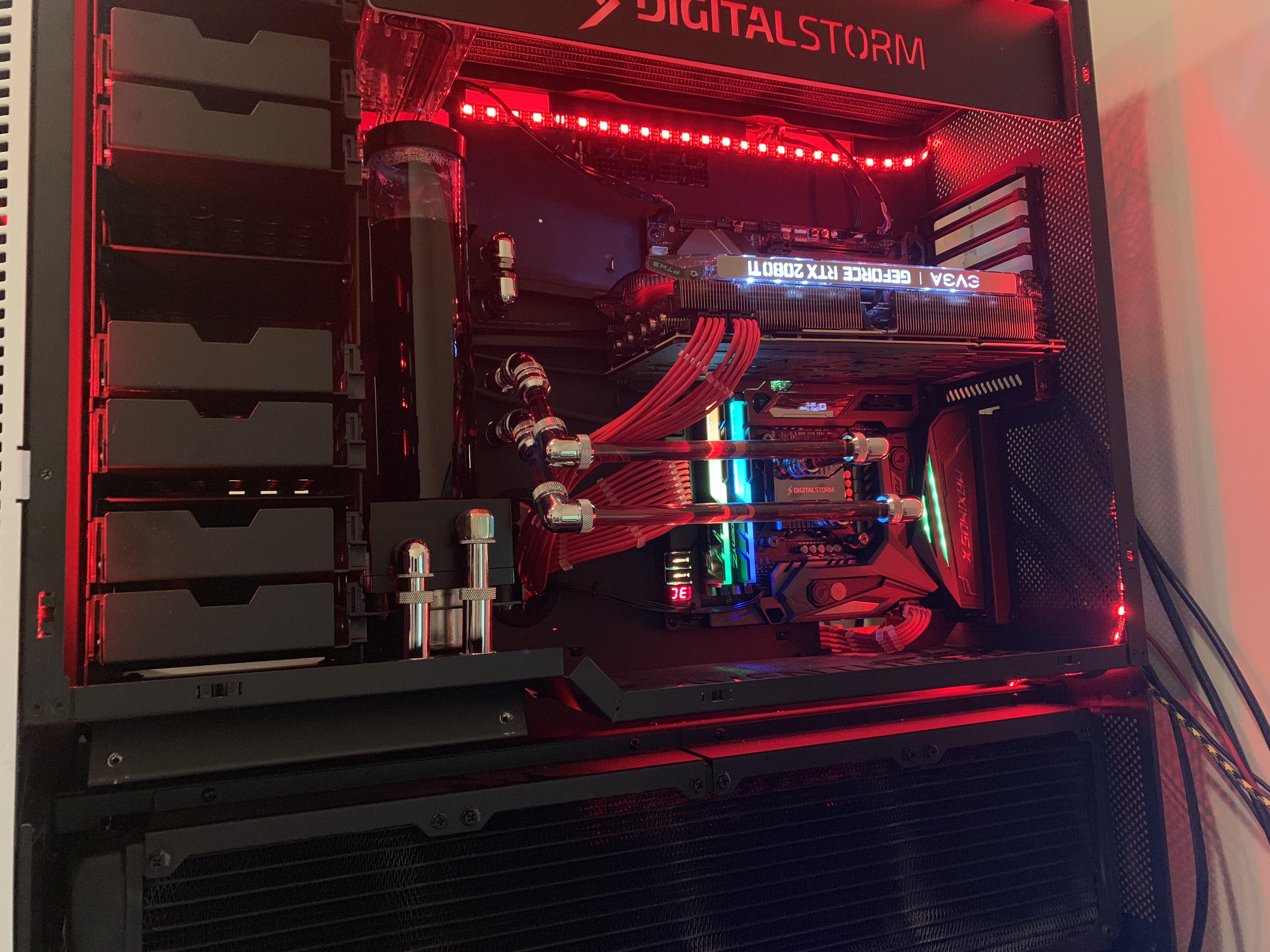 Need help, digital storm doesn’t have a drain in their water cooled PCs and I need to flush the