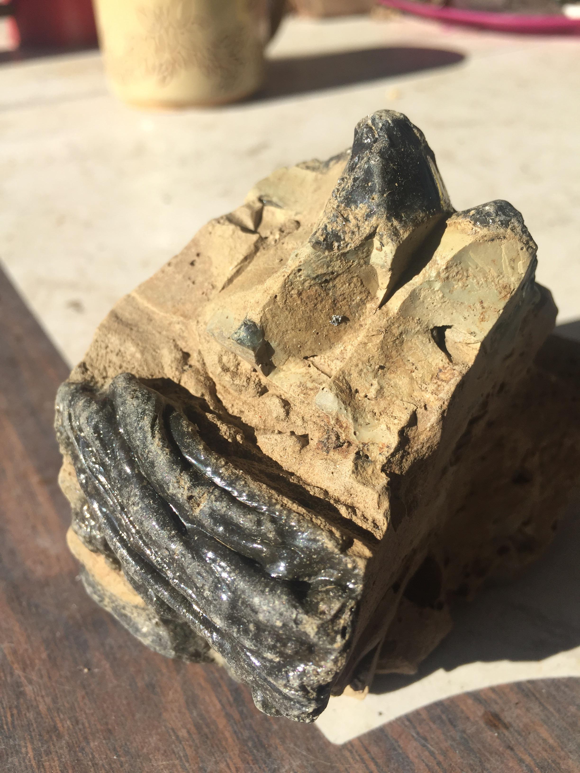 What is this? Found along riverbed in NW Ohio. Looks like Obsidian in