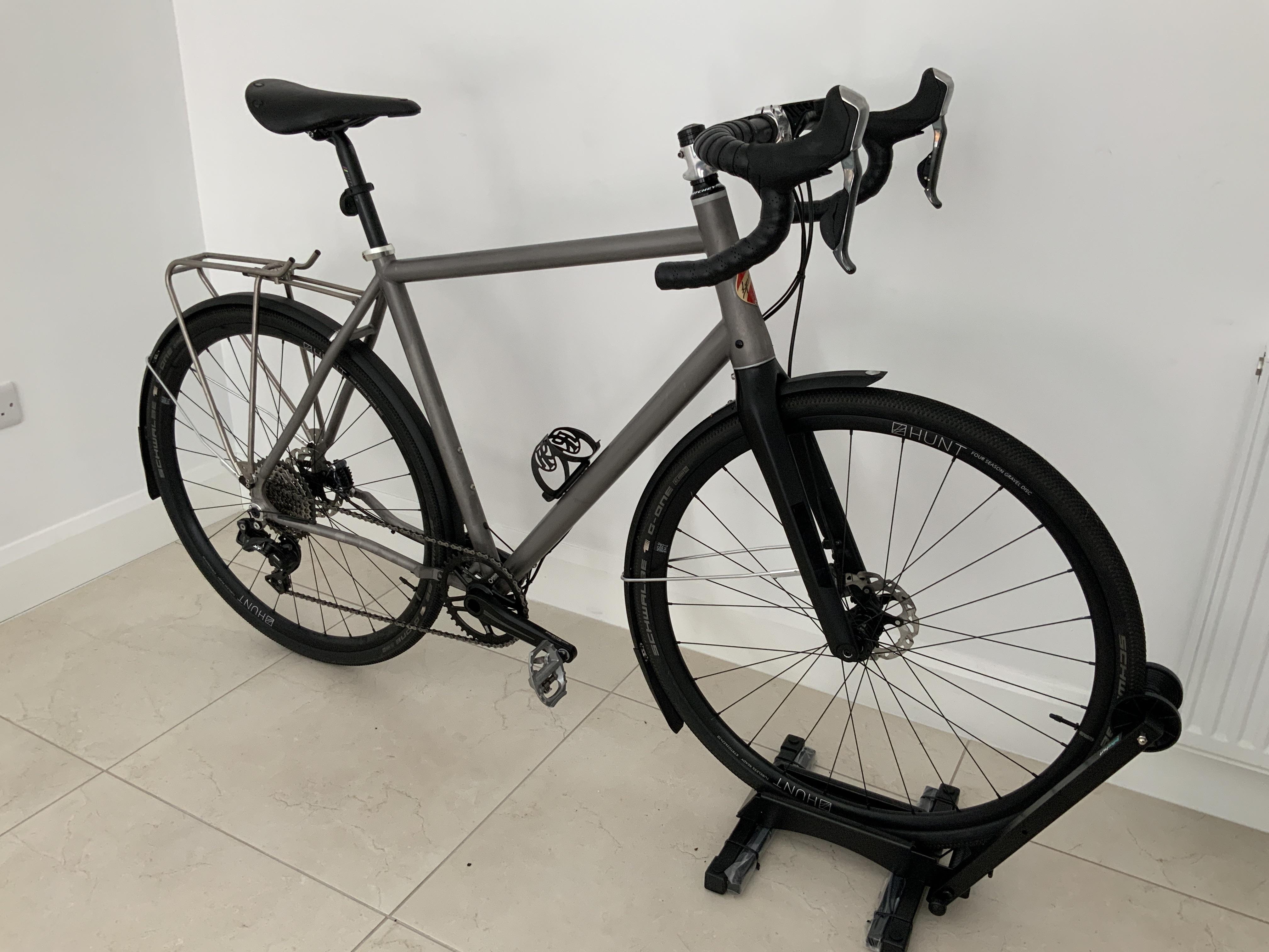 Got my PDW full fenders for my Lynskey titanium di2 commuter. r/bicycling