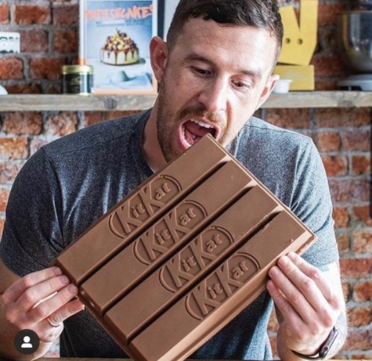 10x Kit Kat bar home made. chocolate