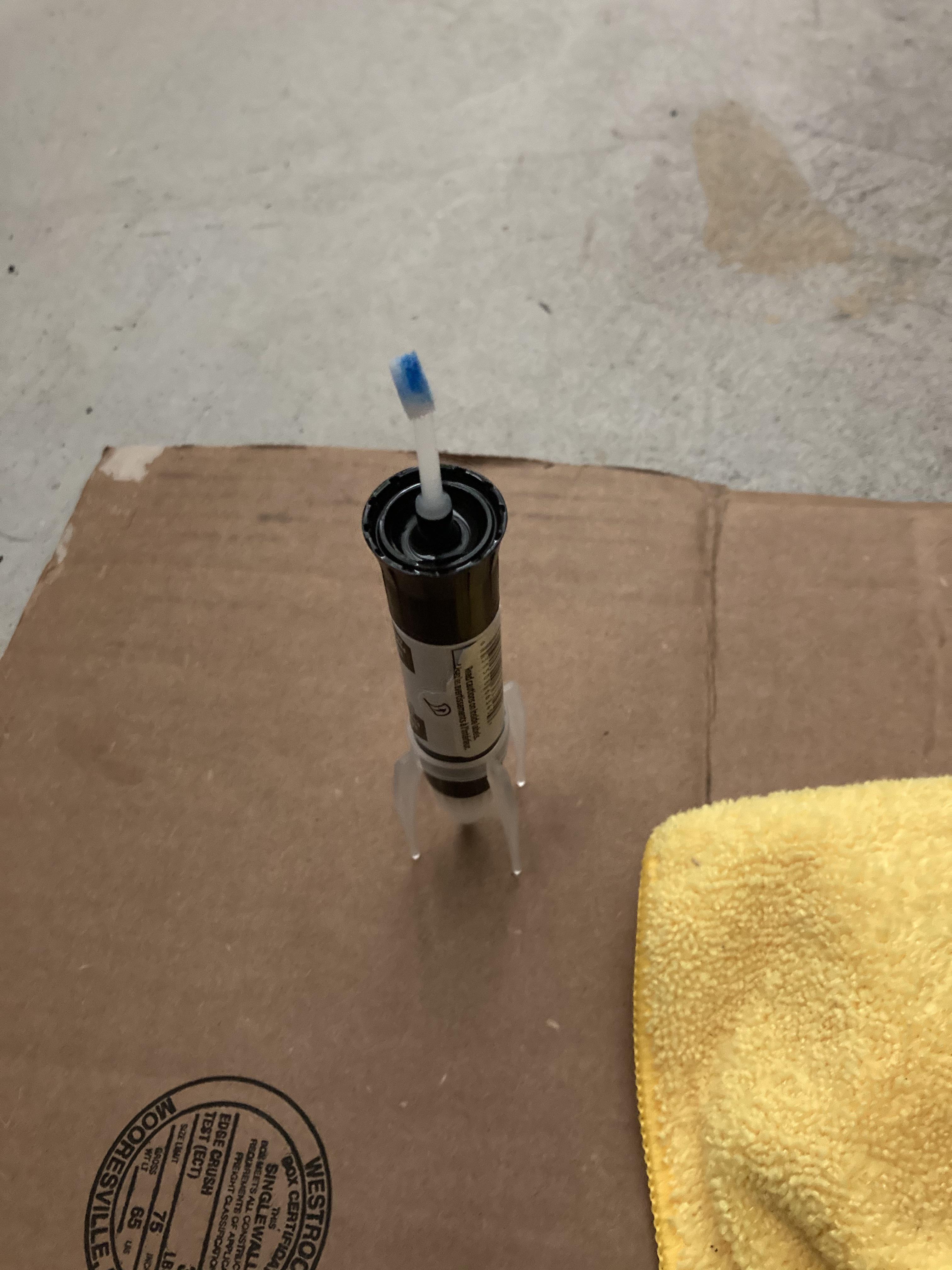 Clear coat touch up removing base coat? I waited over 24 hours after