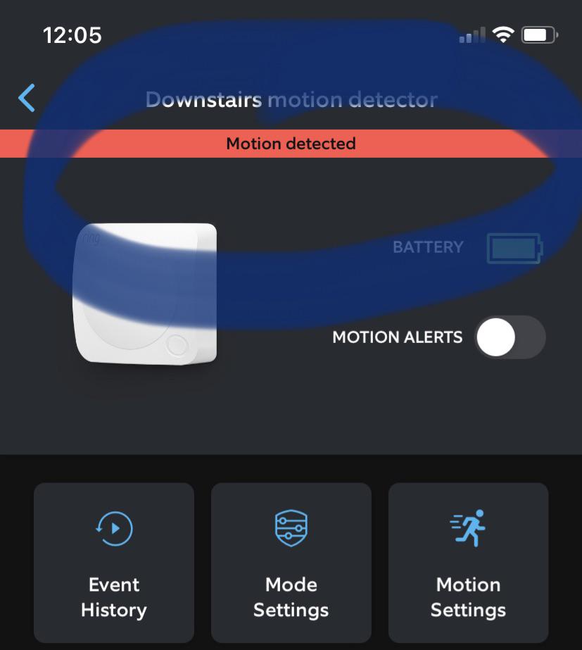 Will the motion detector always be monitoring even when unarmed? r/Ring