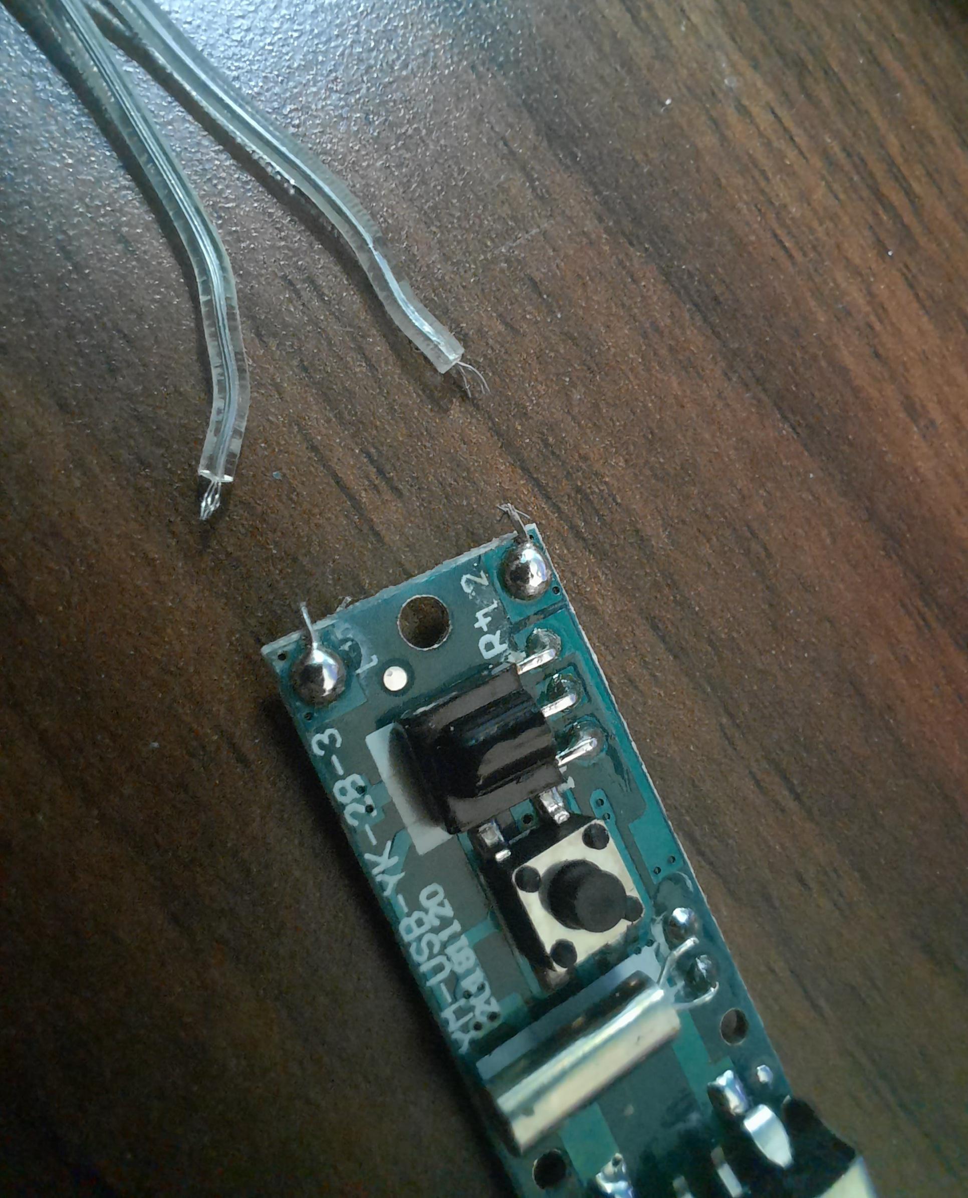 How do I fix this usb string light without blowing myself up? I know