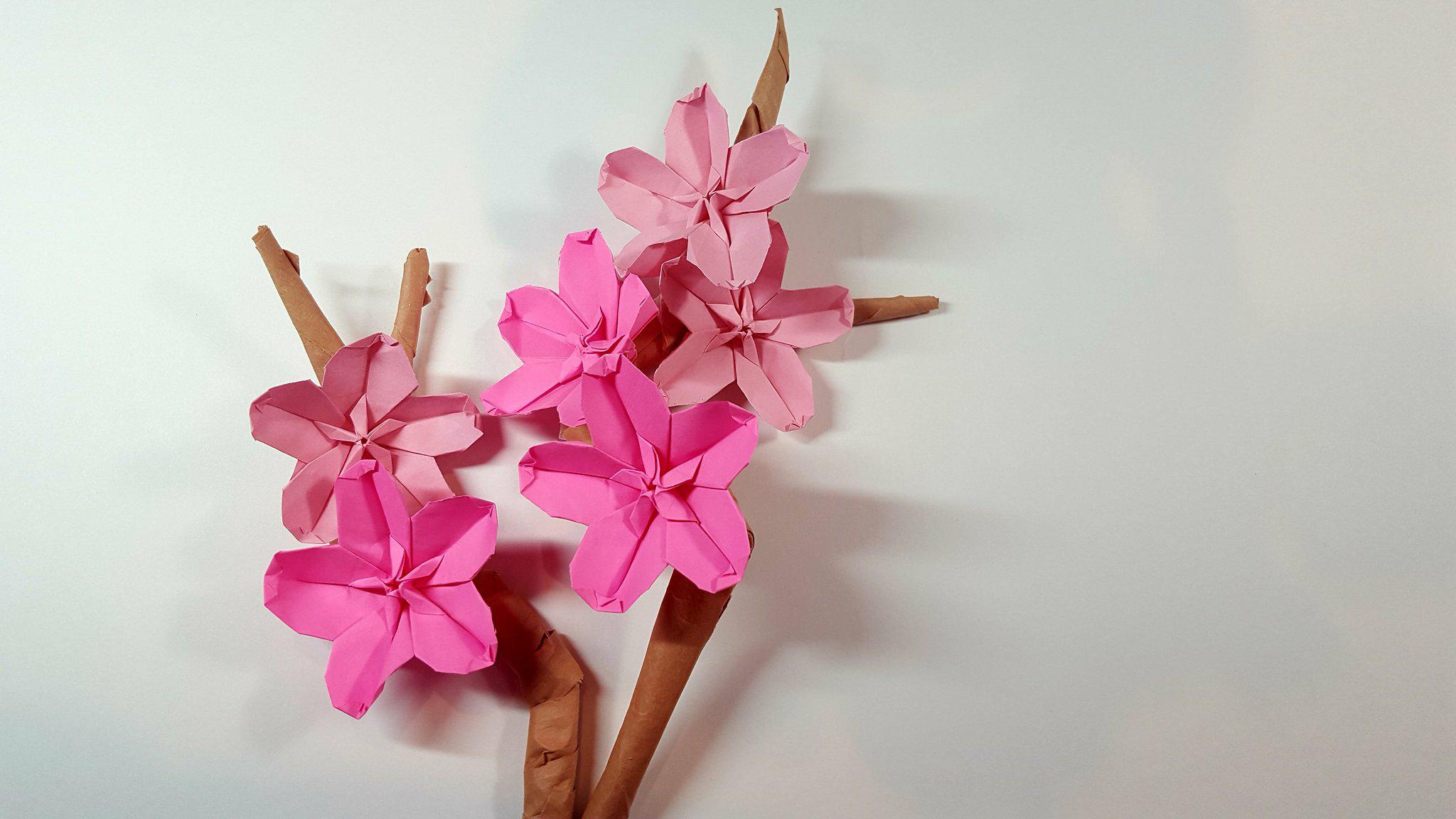 Origami Cherry Blossom For New Year Decoration r/origami
