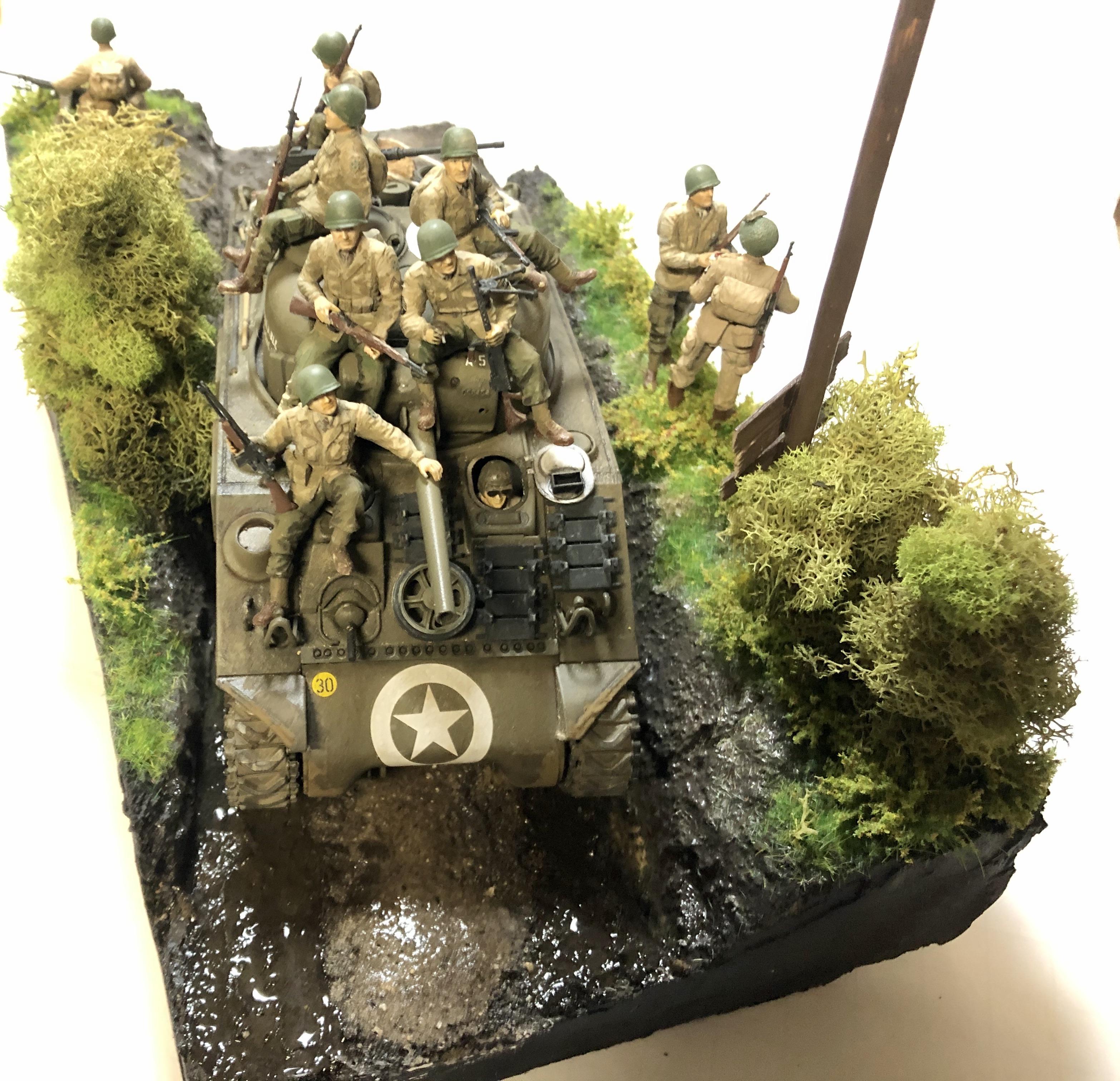 Normandy DDay Diorama, 1/35 Scale; Album in the comments! r/modelmakers