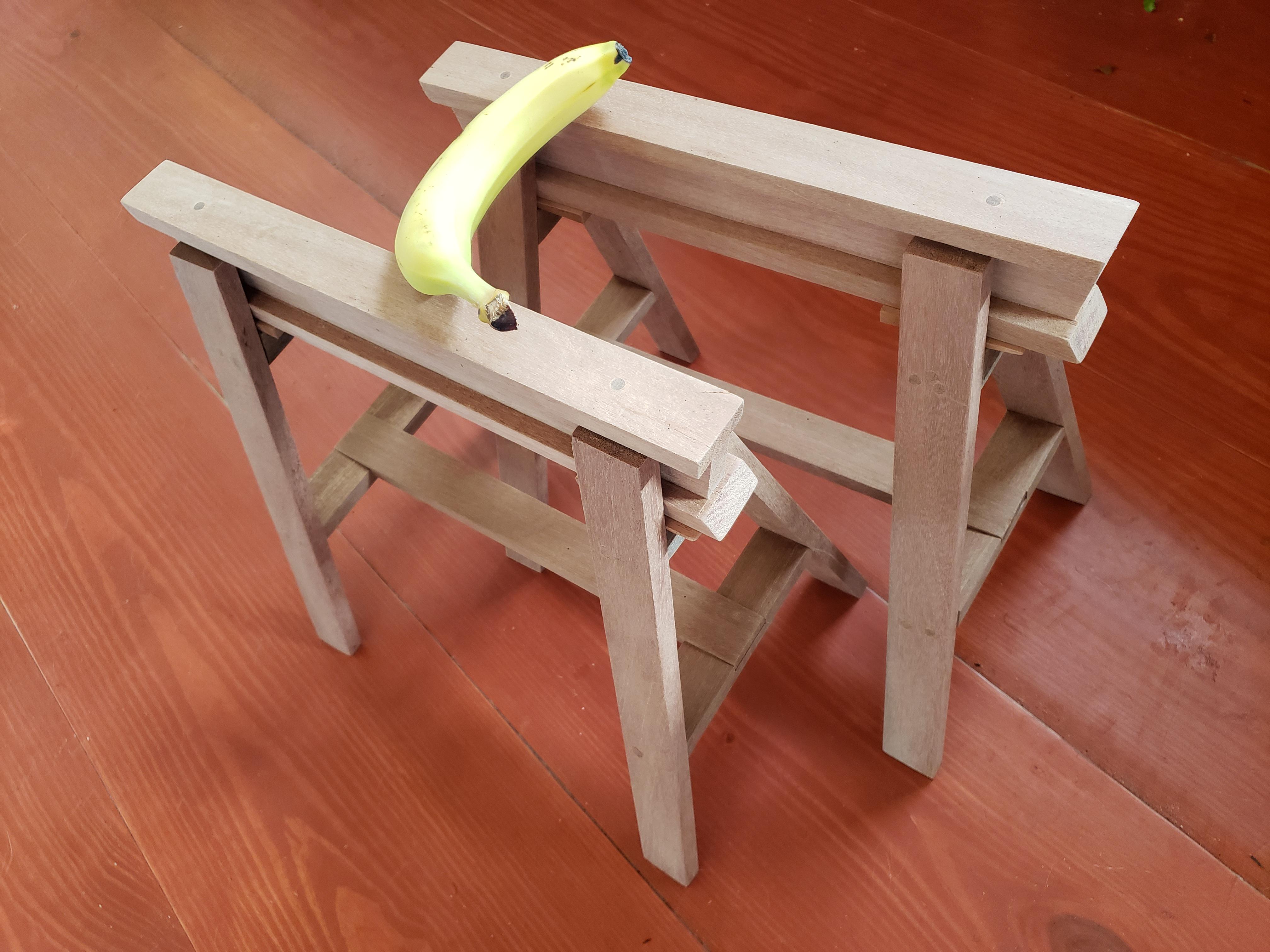 Made some miniature saw horses. : r/woodworking