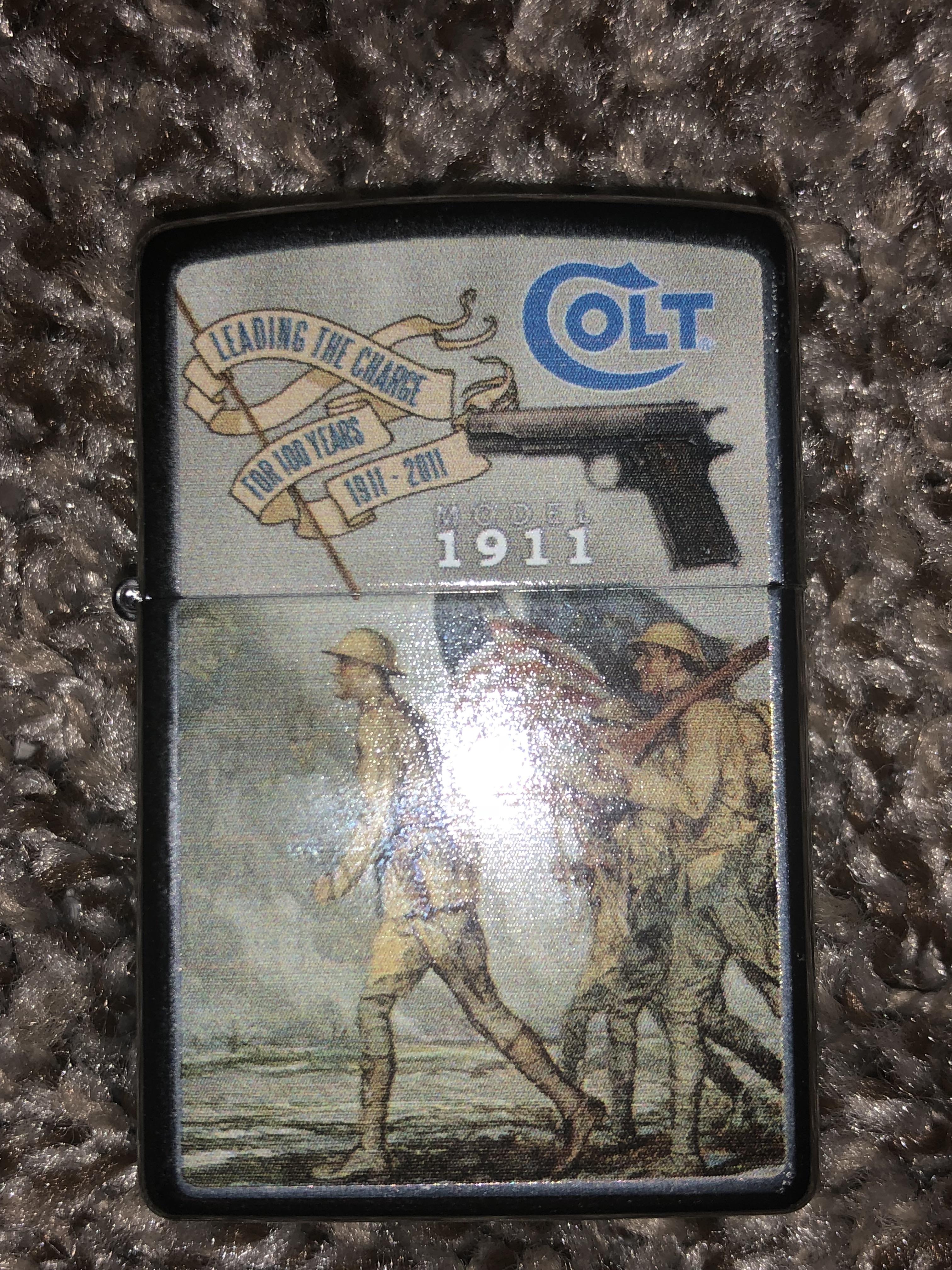 Badass zippo for a badass gun. r/Zippo