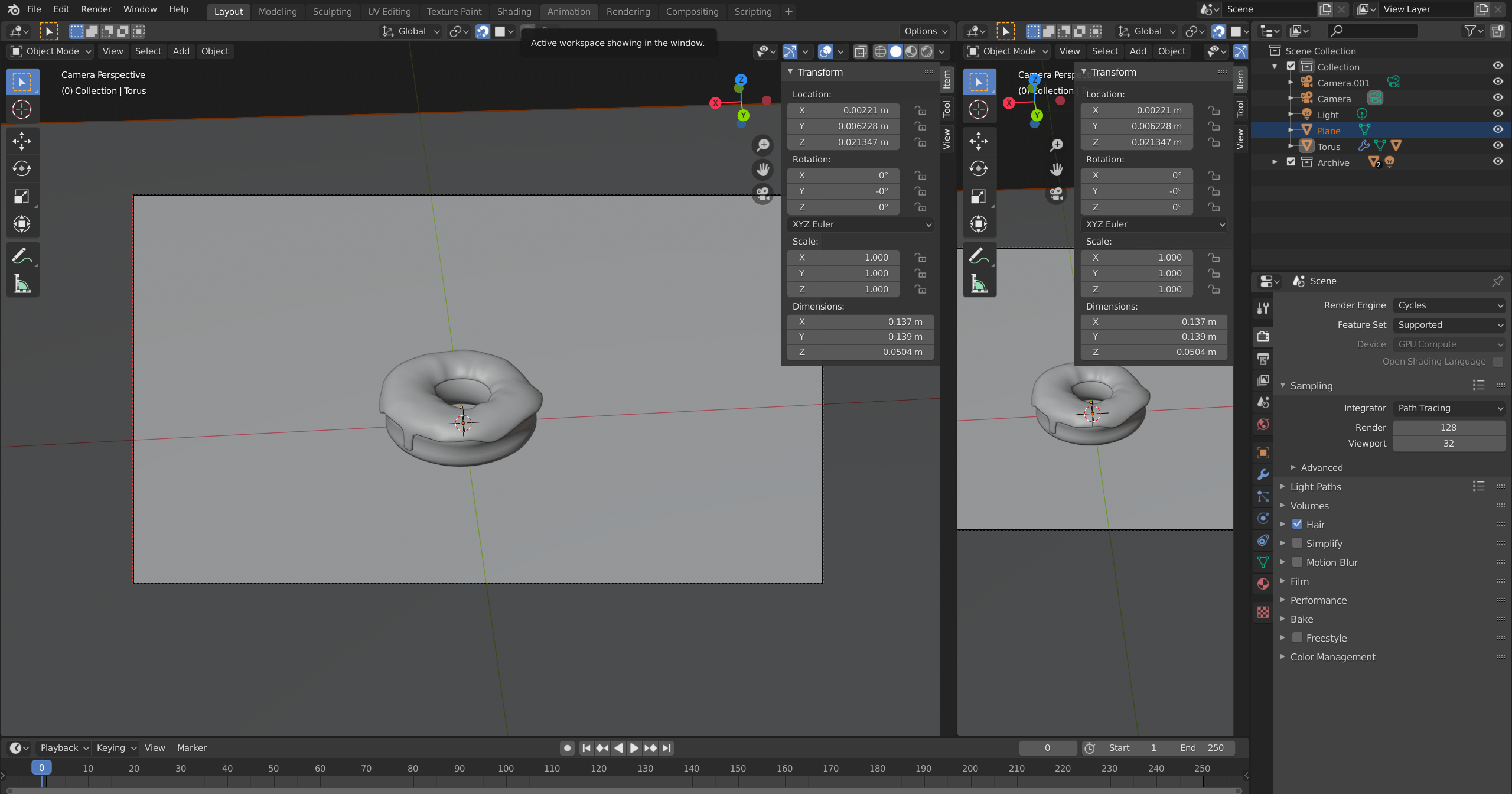 Problem with joining areas r/blender