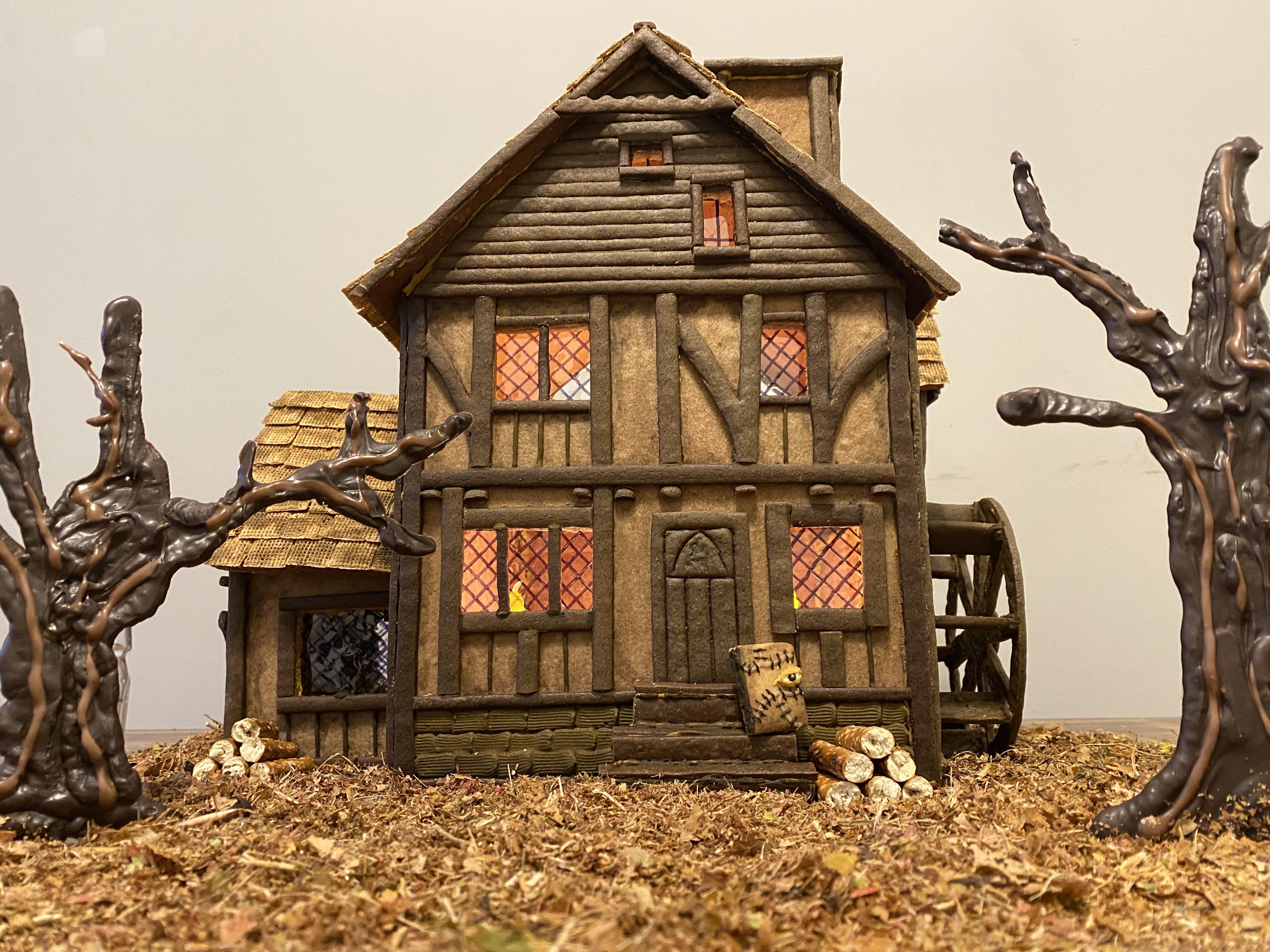 Happy Halloween, bakers! I started my gingerbread building early this