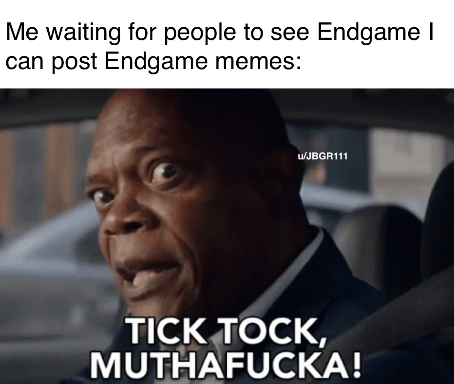 The clock is ticking gentlemen memes