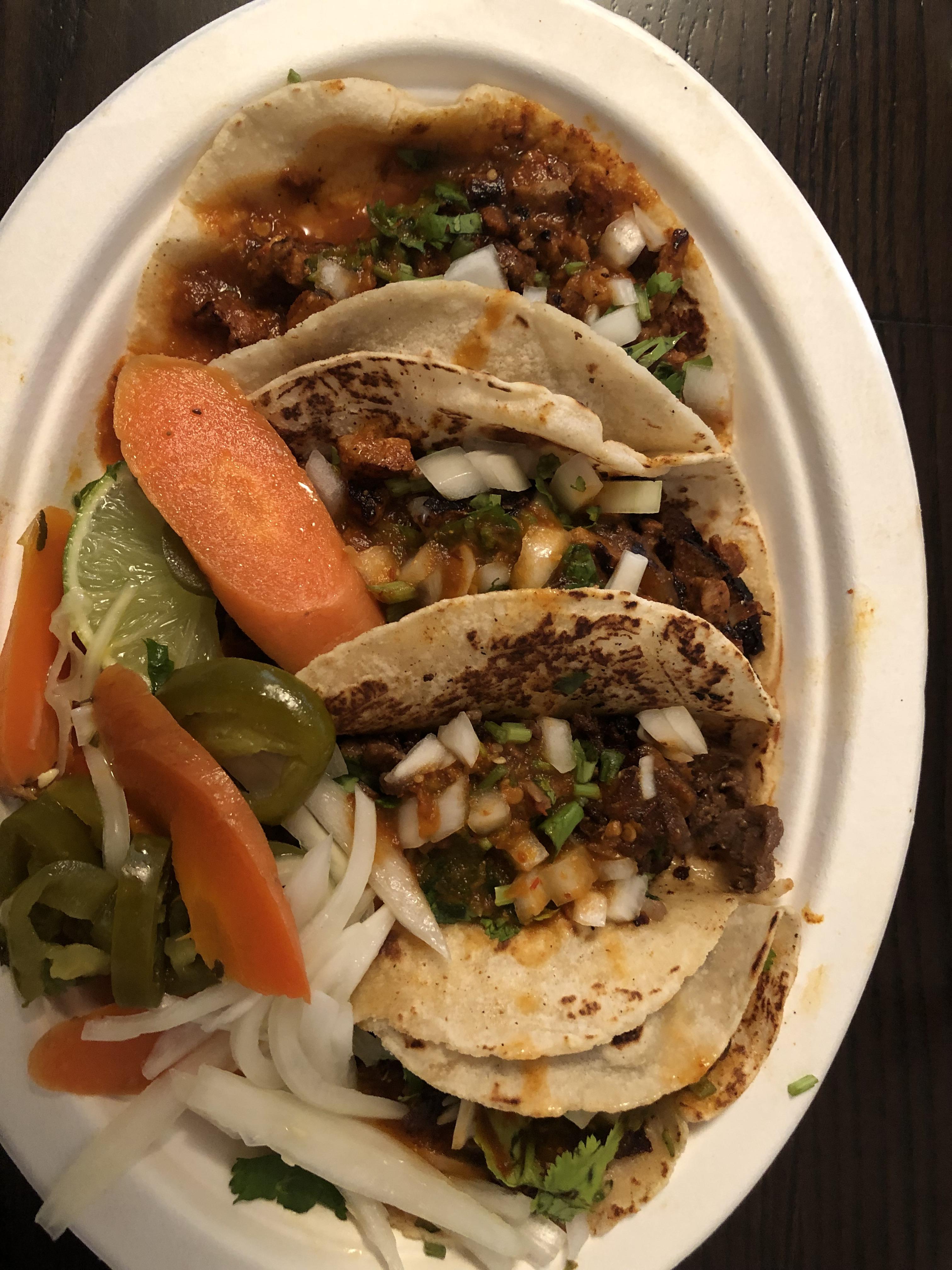 Four tacos plate r/tacos