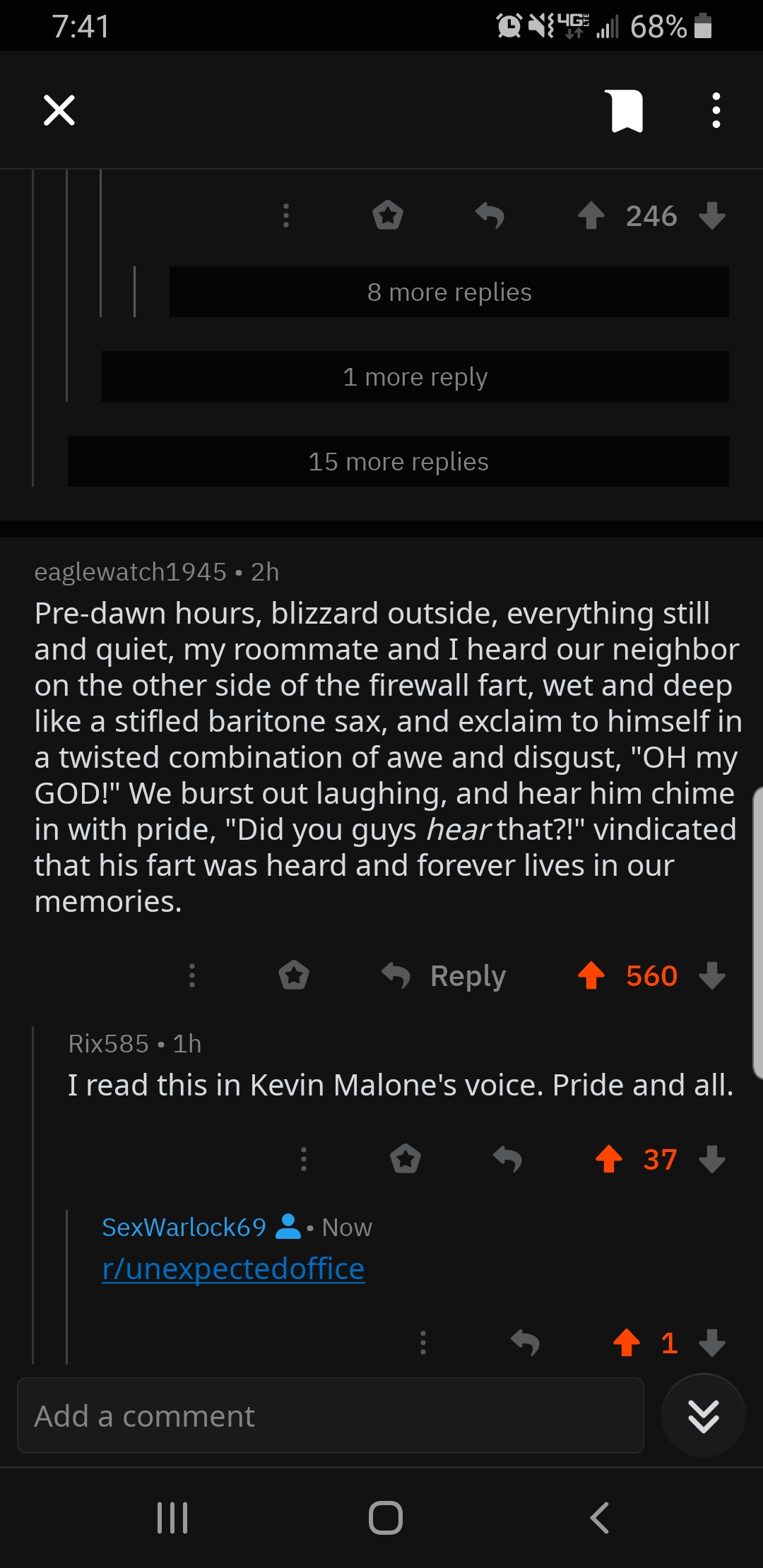 On a post about living in thinwalled apartments my first! r