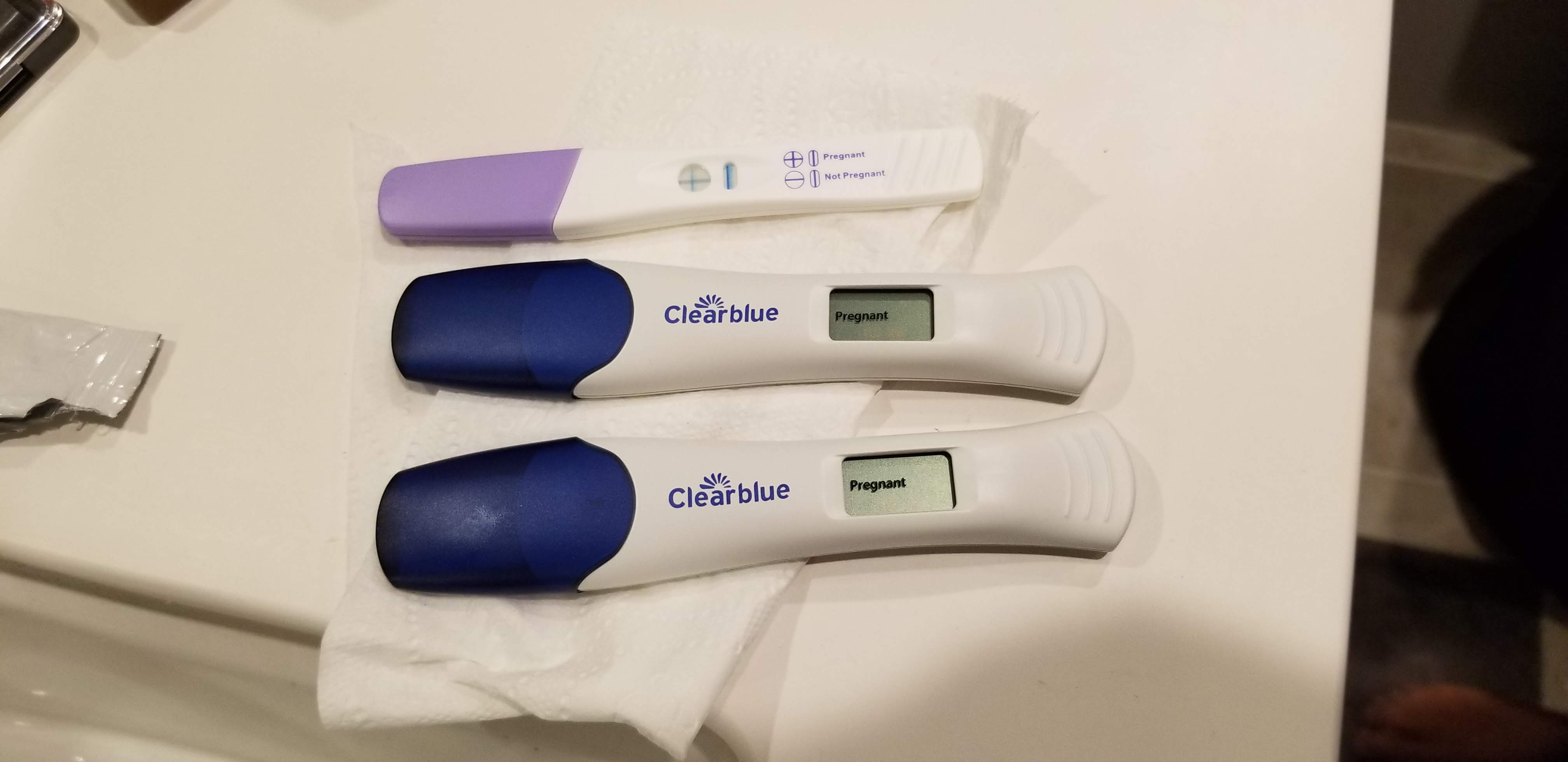 After 4 years of trying (including 2 cycles of clomid) we found out 1