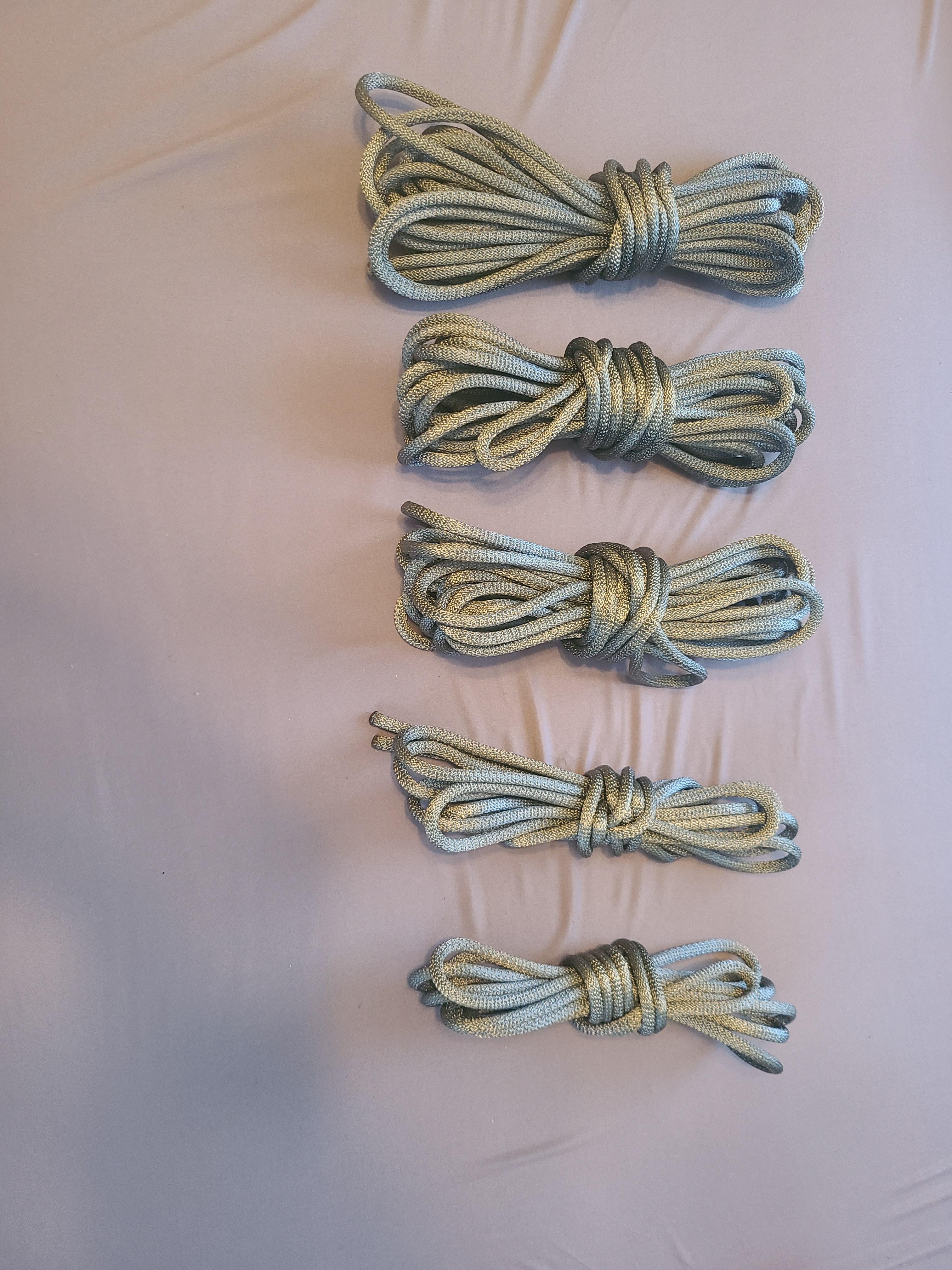 My latest rope color!a friend of mine requested some rope "vines" for