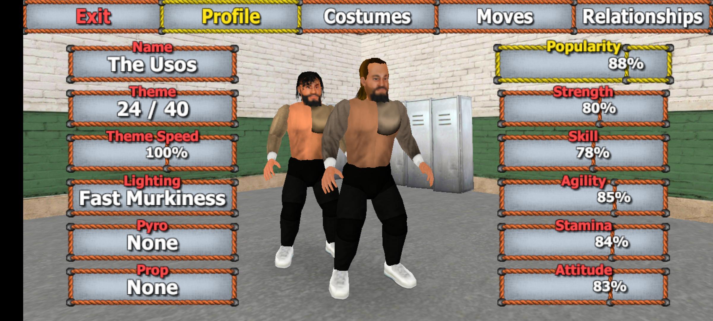 The Usos in wrestling empire r/WrestlingEmpire