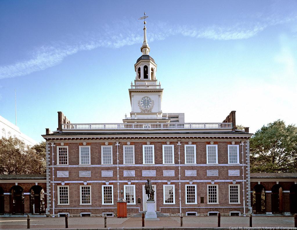 Independence Hall, Philadelphia, PA, designed in a style by