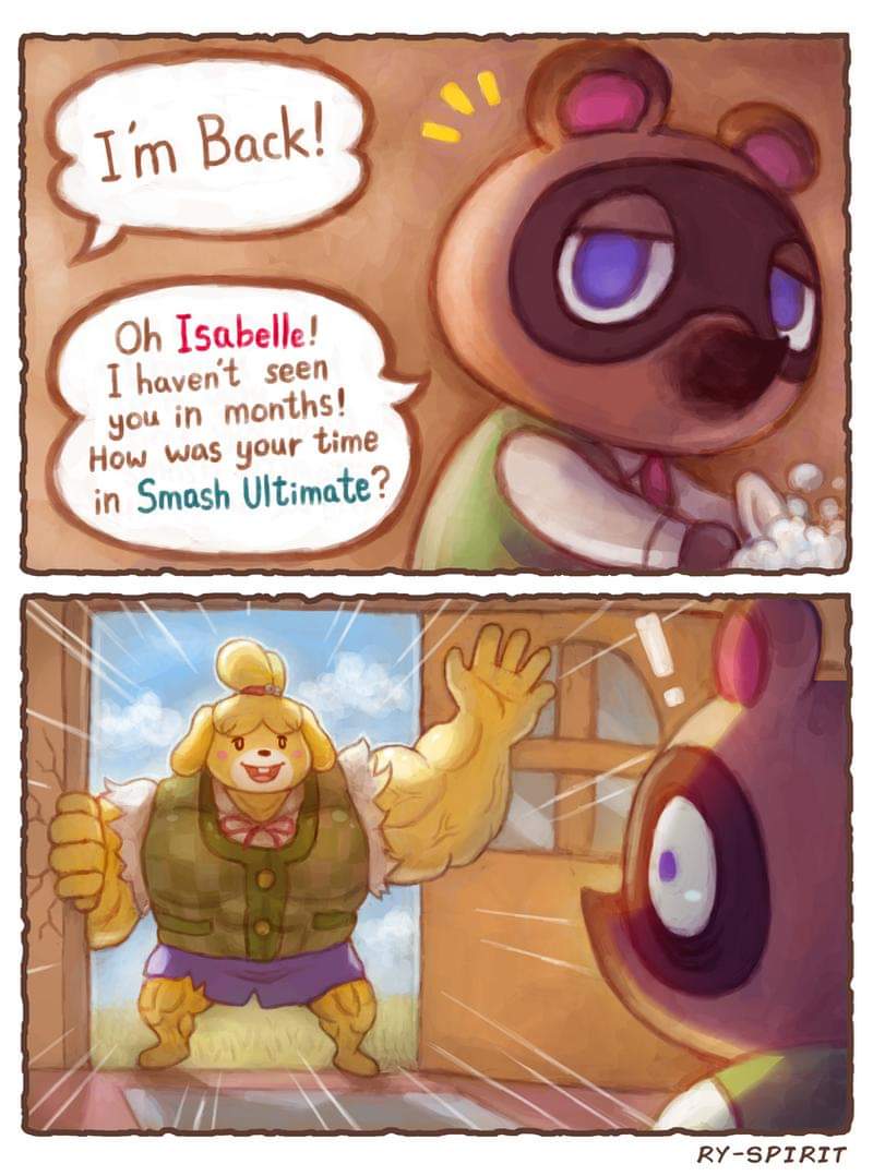 Buff Isabelle! (credit to RySpirit on DeviantArt) GirlGamers