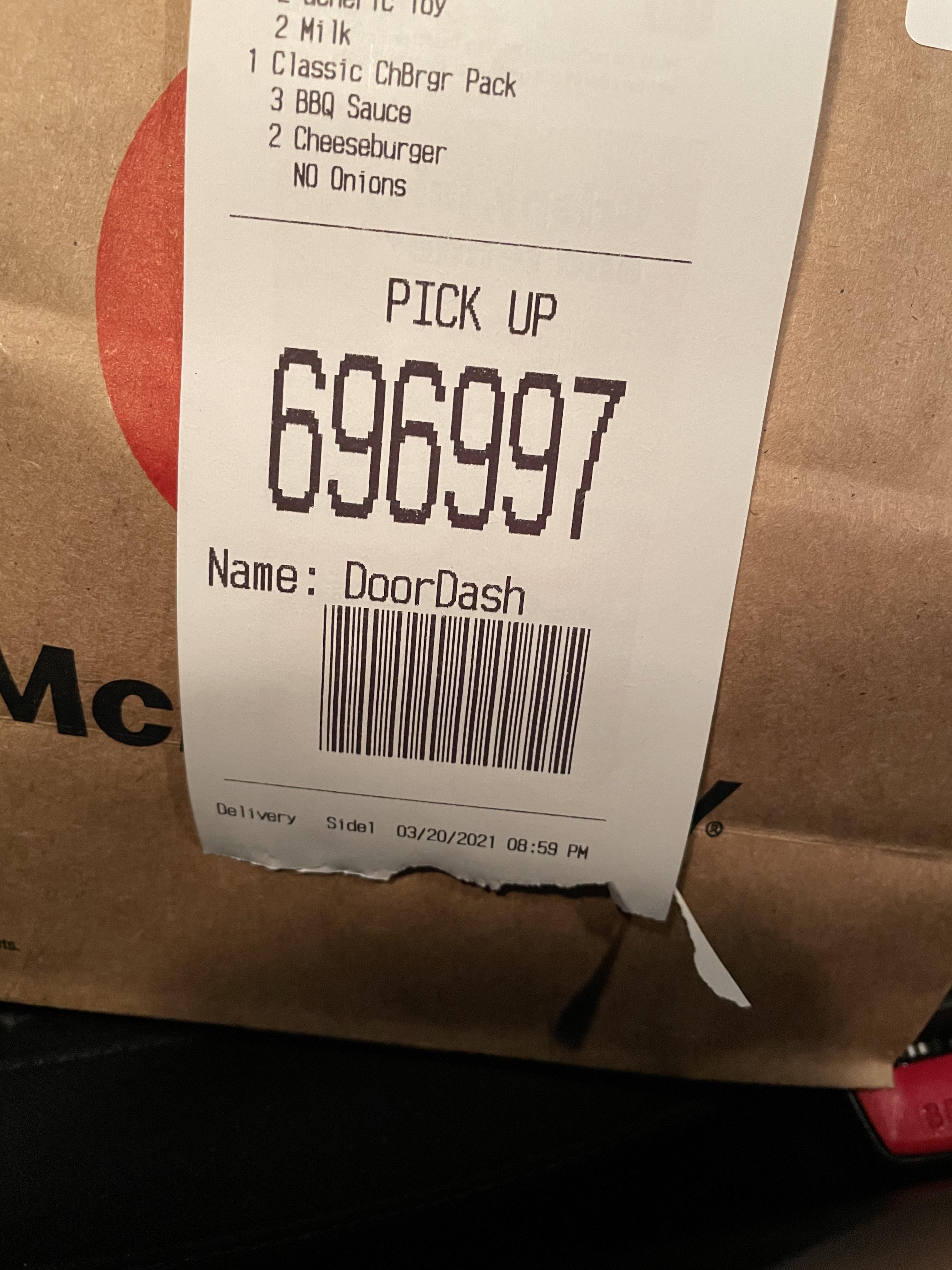 Almost the perfect order number... r/doordash