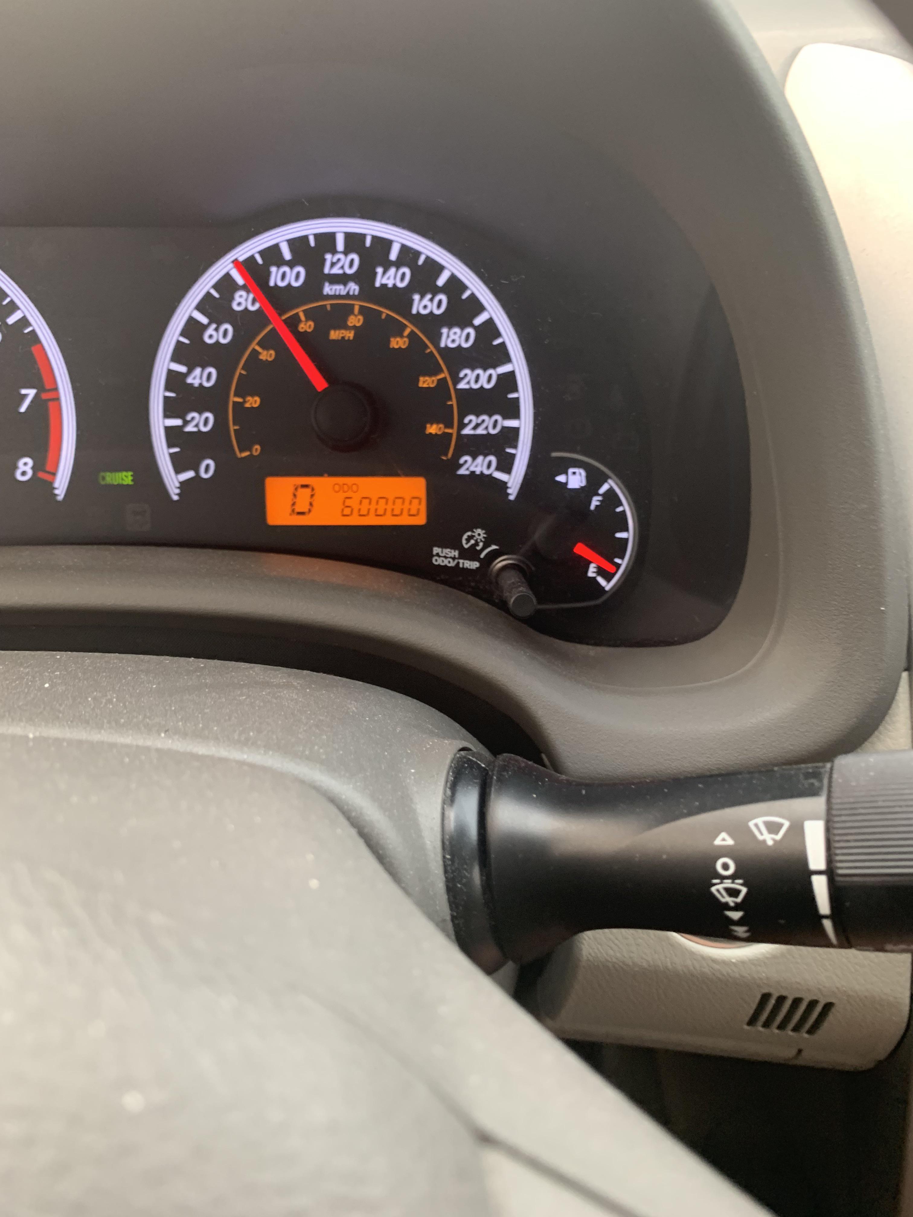 Just hit 60k km on my 2010. Lot more miles to go. r/COROLLA