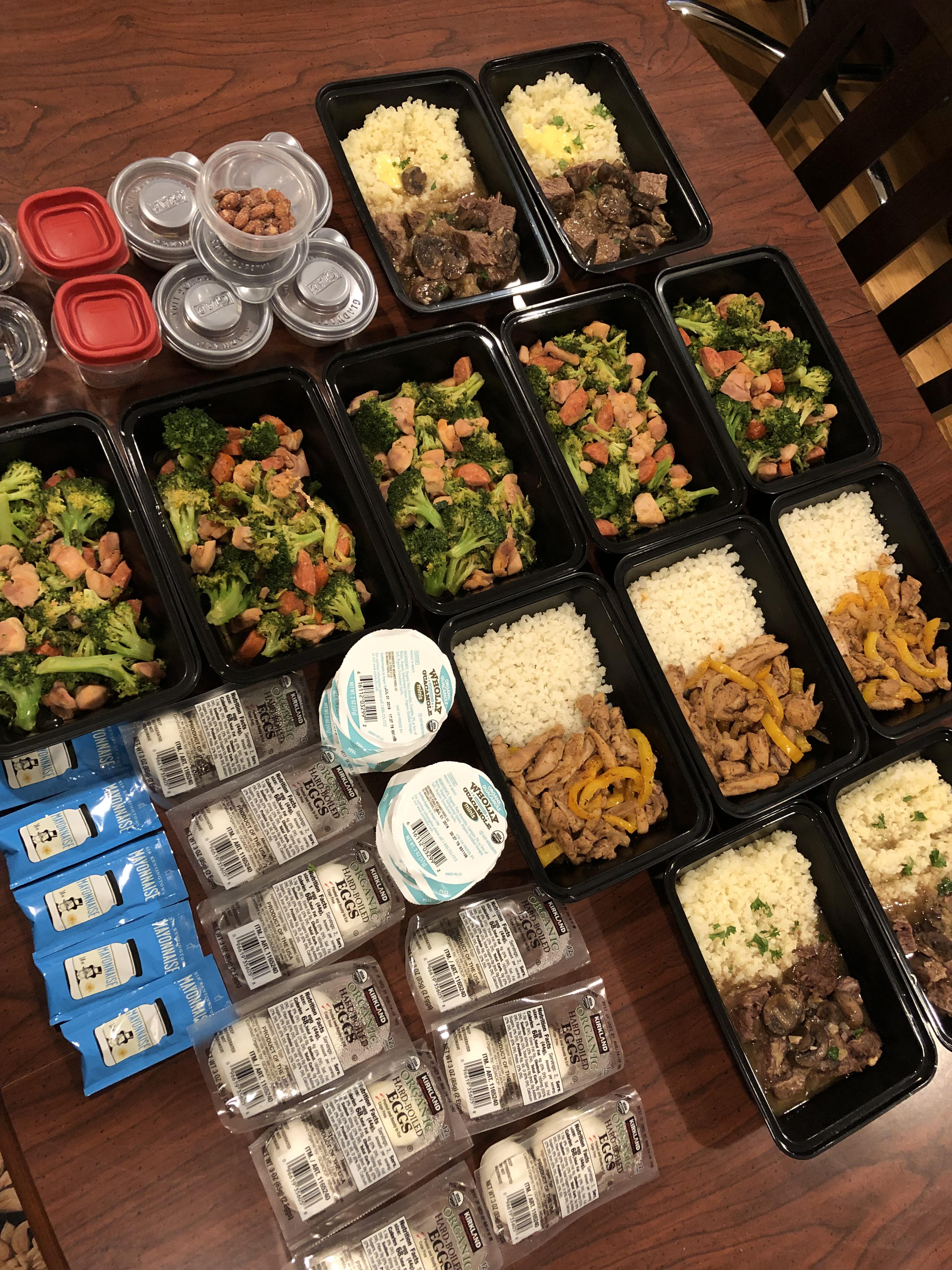 Sunday Keto Meal Prep for Two! KetoMealPrep