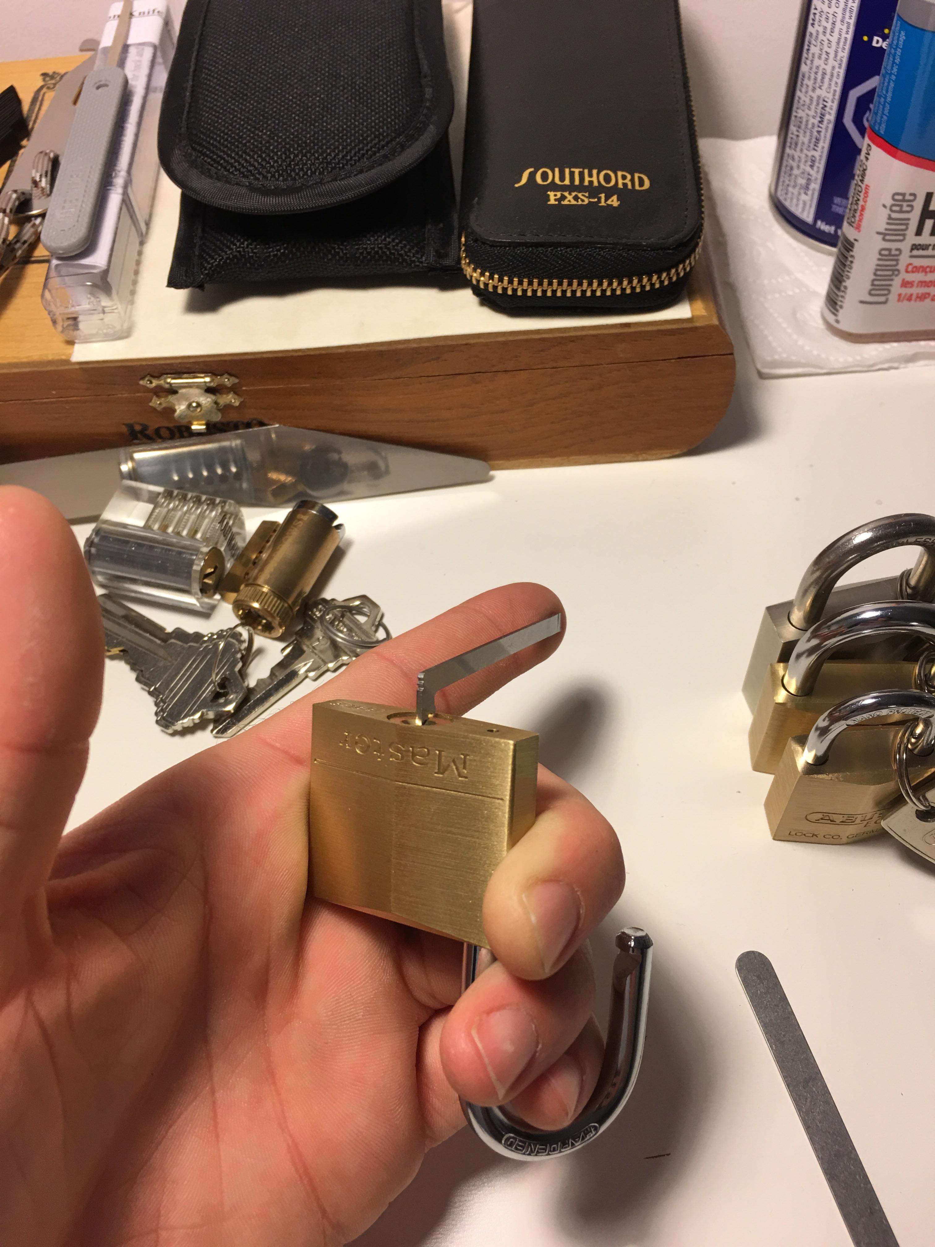 Master Lock 140D SPP'd lockpicking