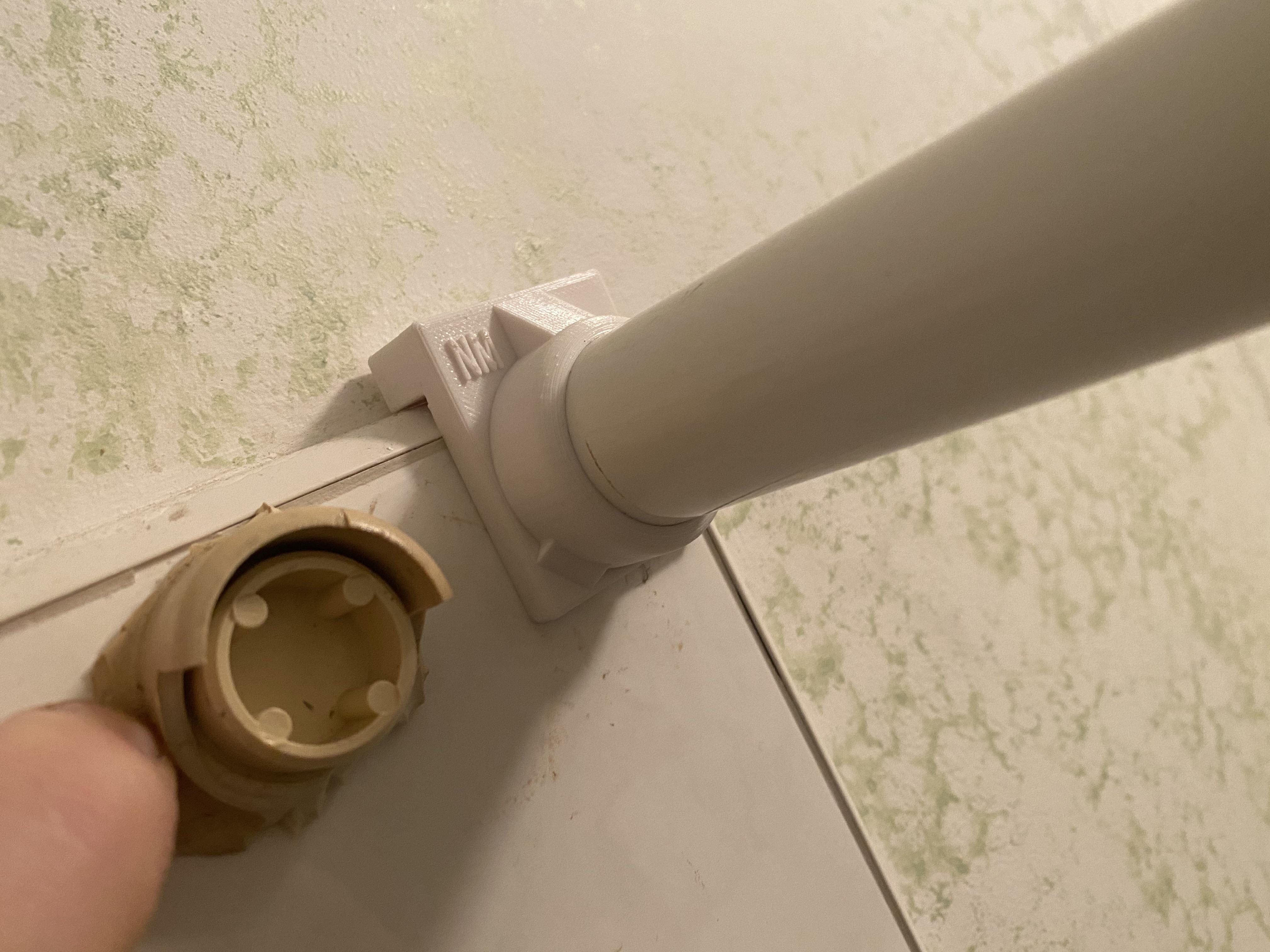 Shower curtain pole, hanger/bracket replacement! r/functionalprint