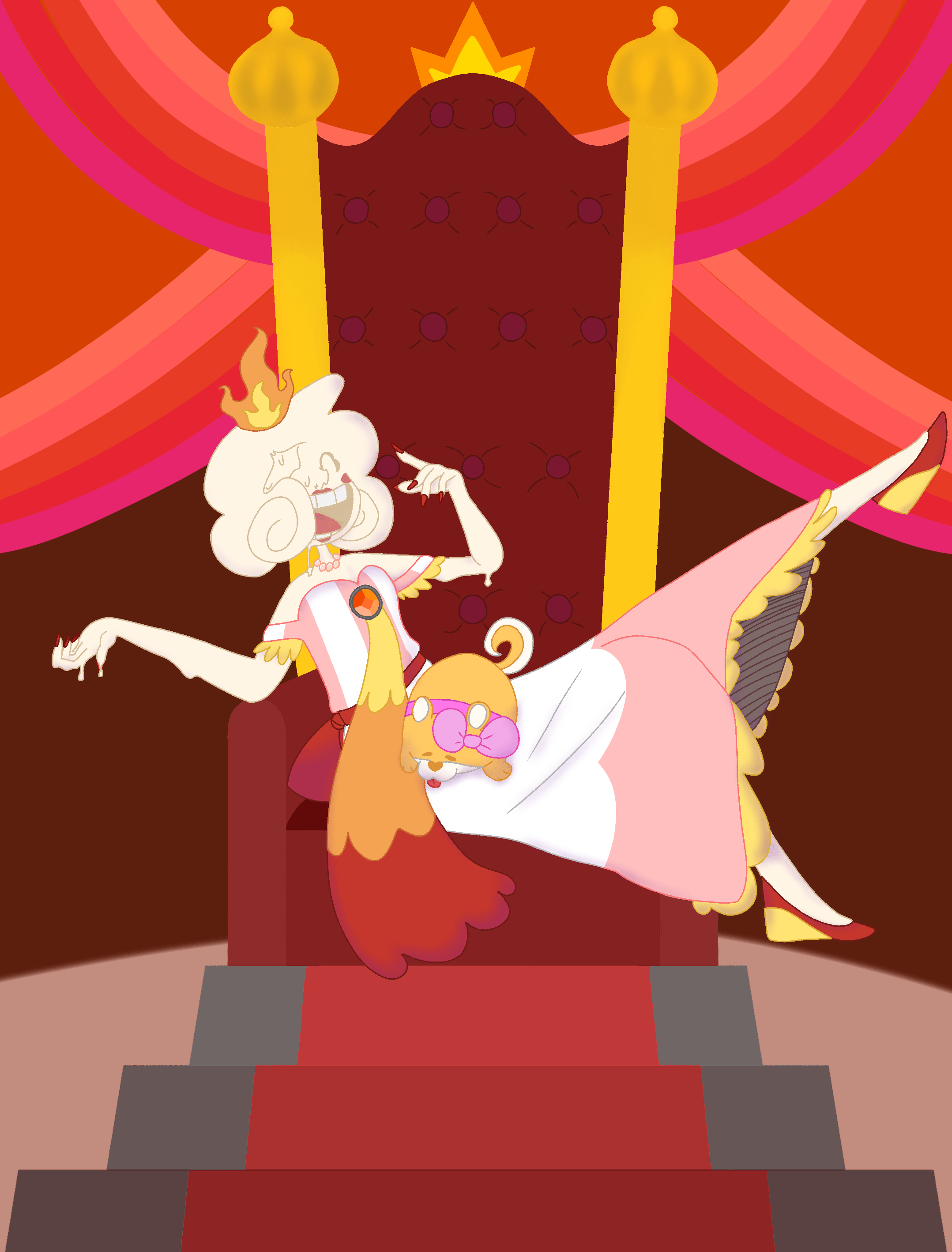 [OC] Candle Queen (a bit old) r/characterdrawing