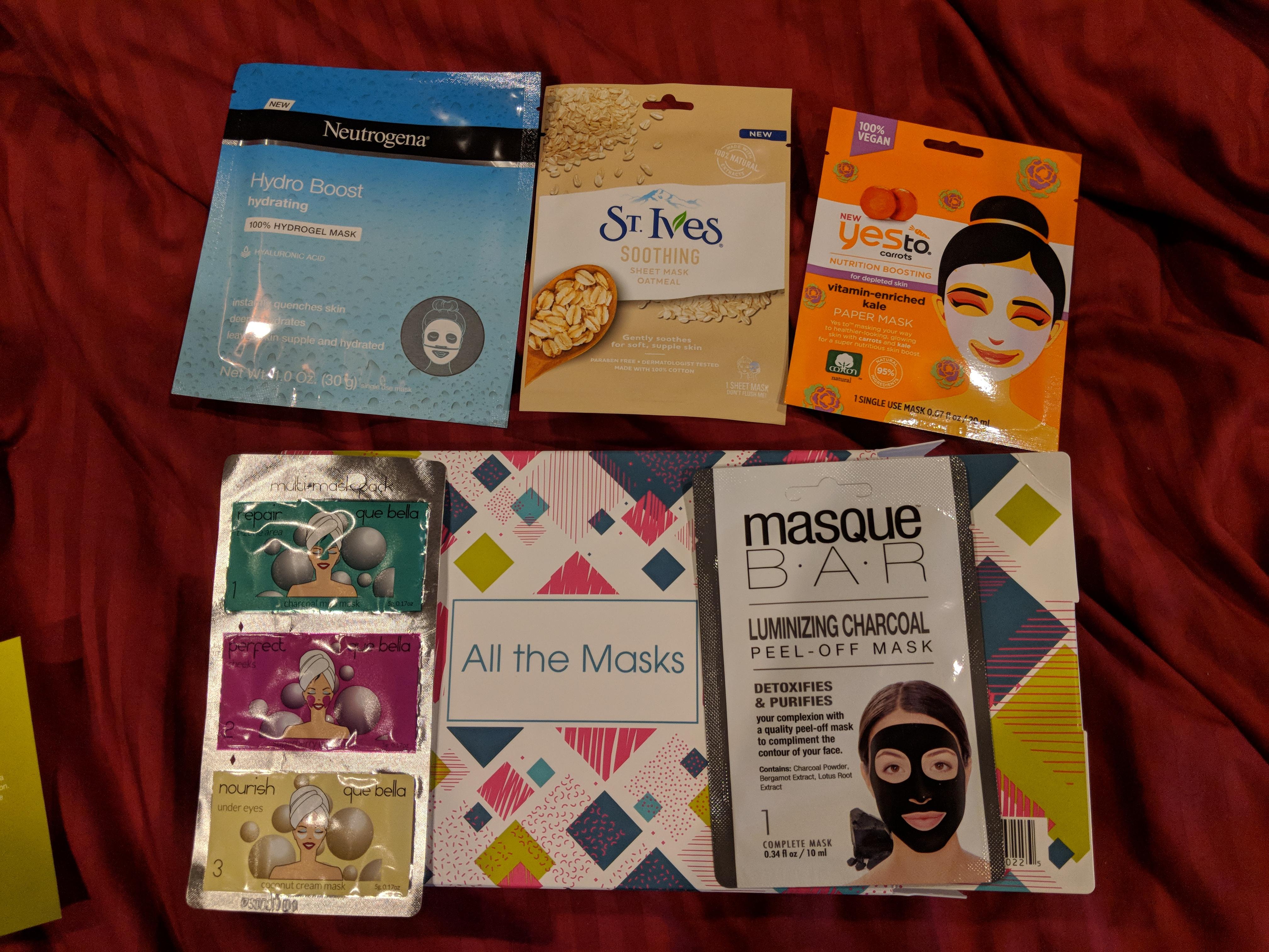 Targets All The Masks Box! r/BeautyBoxes