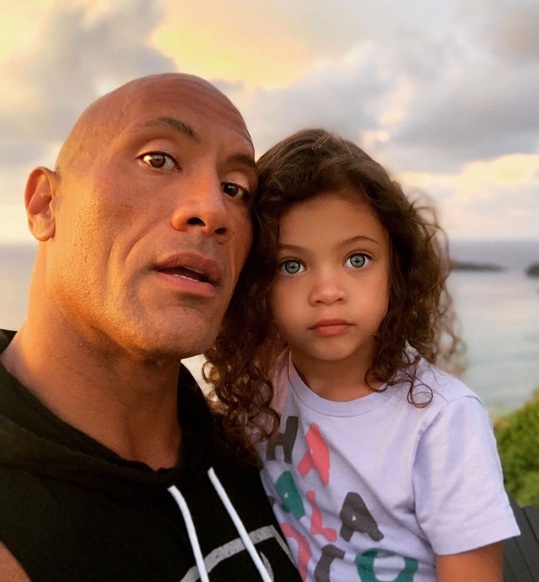 MichaelPocketList Dwayne Johnson with his daughter Jasmine