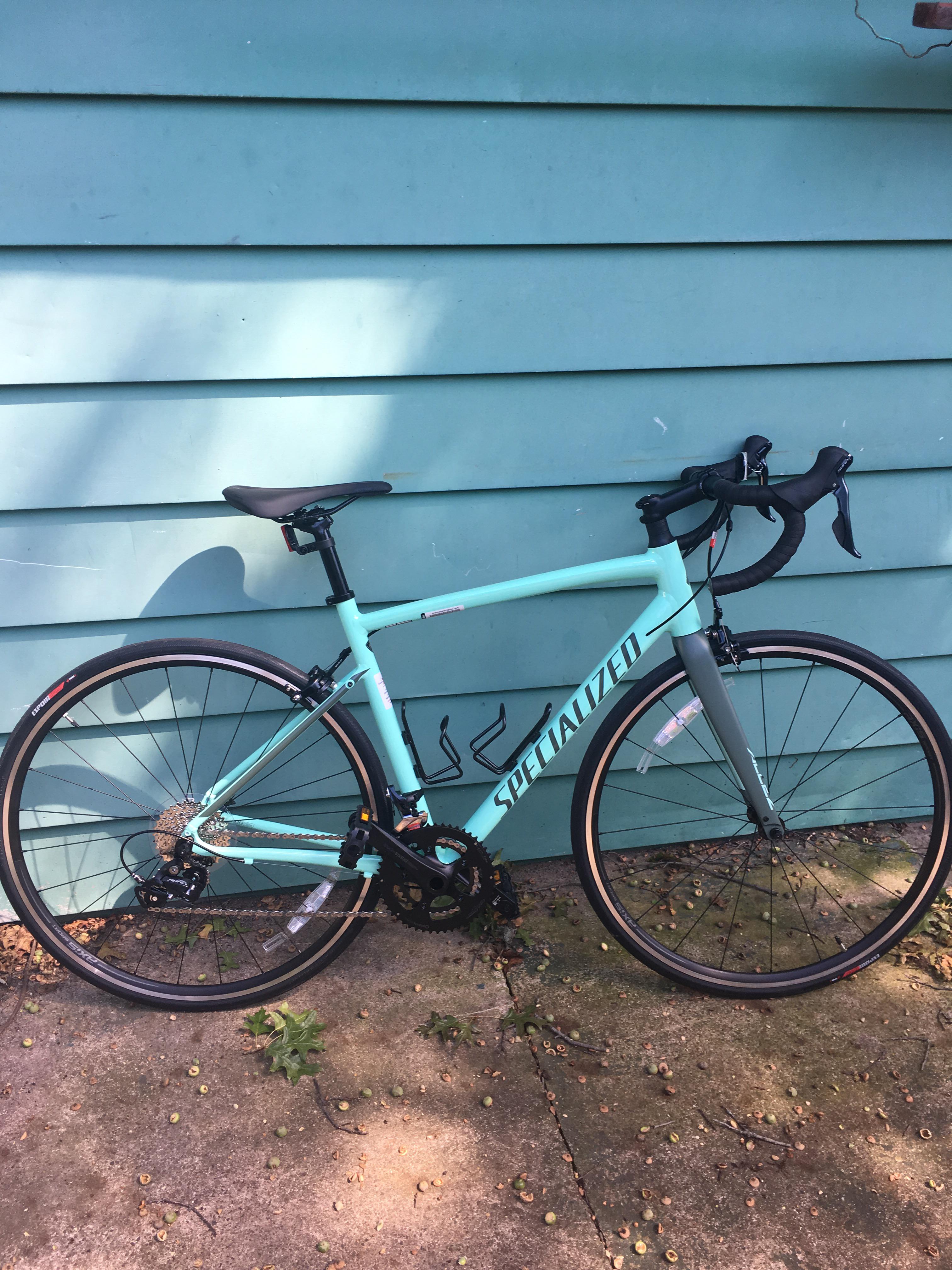 NBD (yesterday) first road bike, Specialized Allez Sport. Rides like a