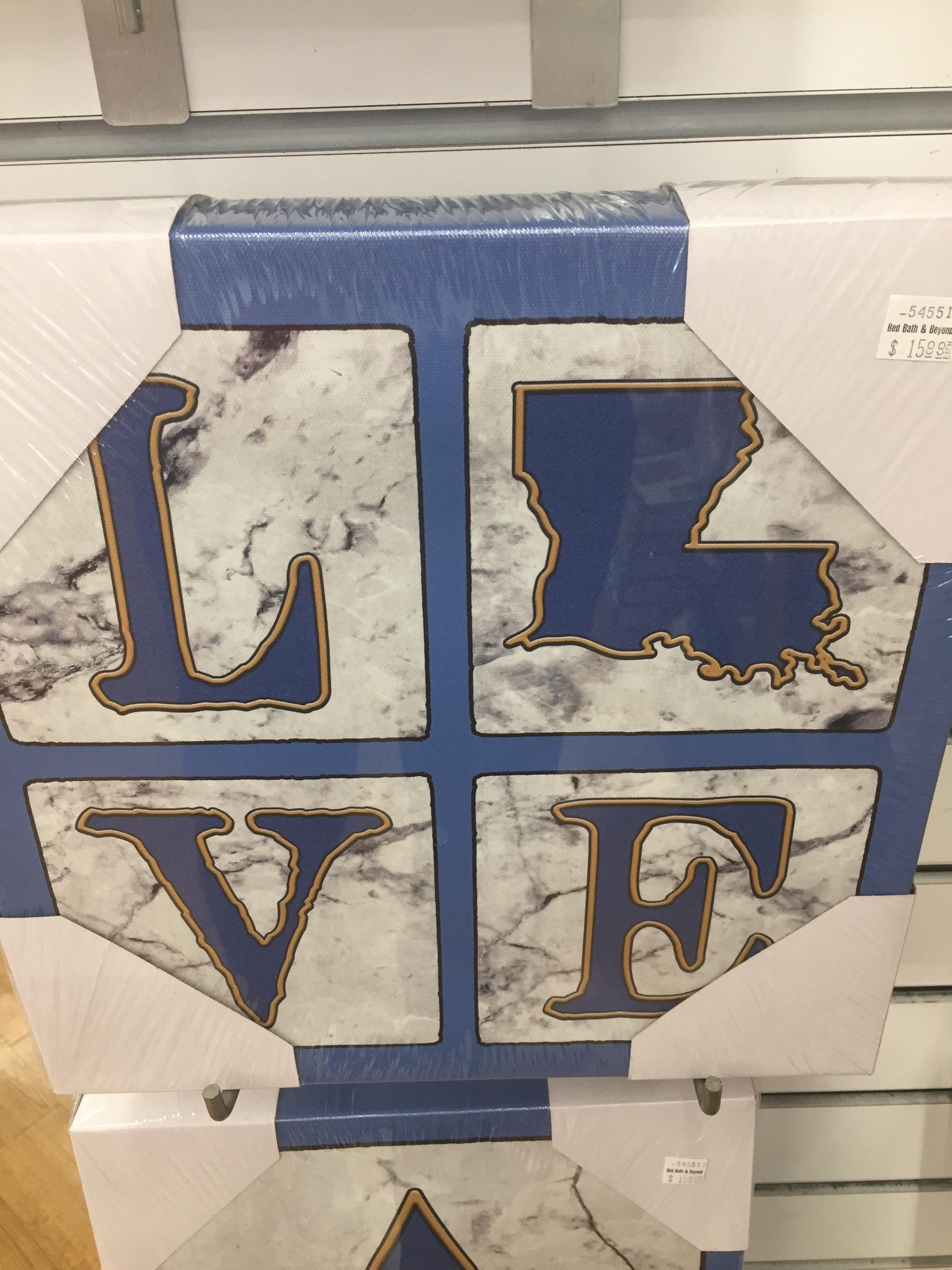 If only Louisiana were shaped like a letter in the word Love, this