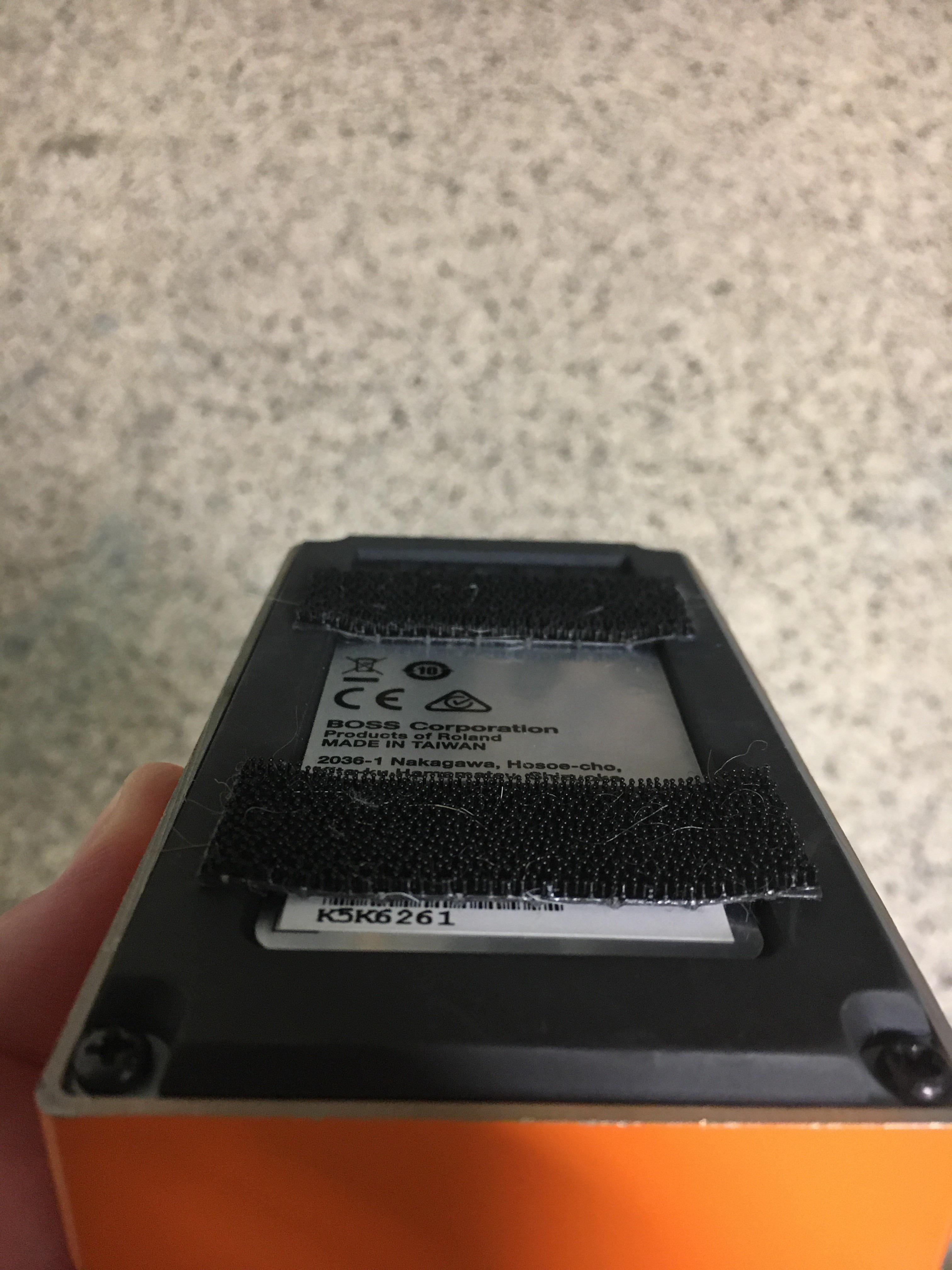 boss ds1 dual lock velcro won’t stick well to my pedalboard because of