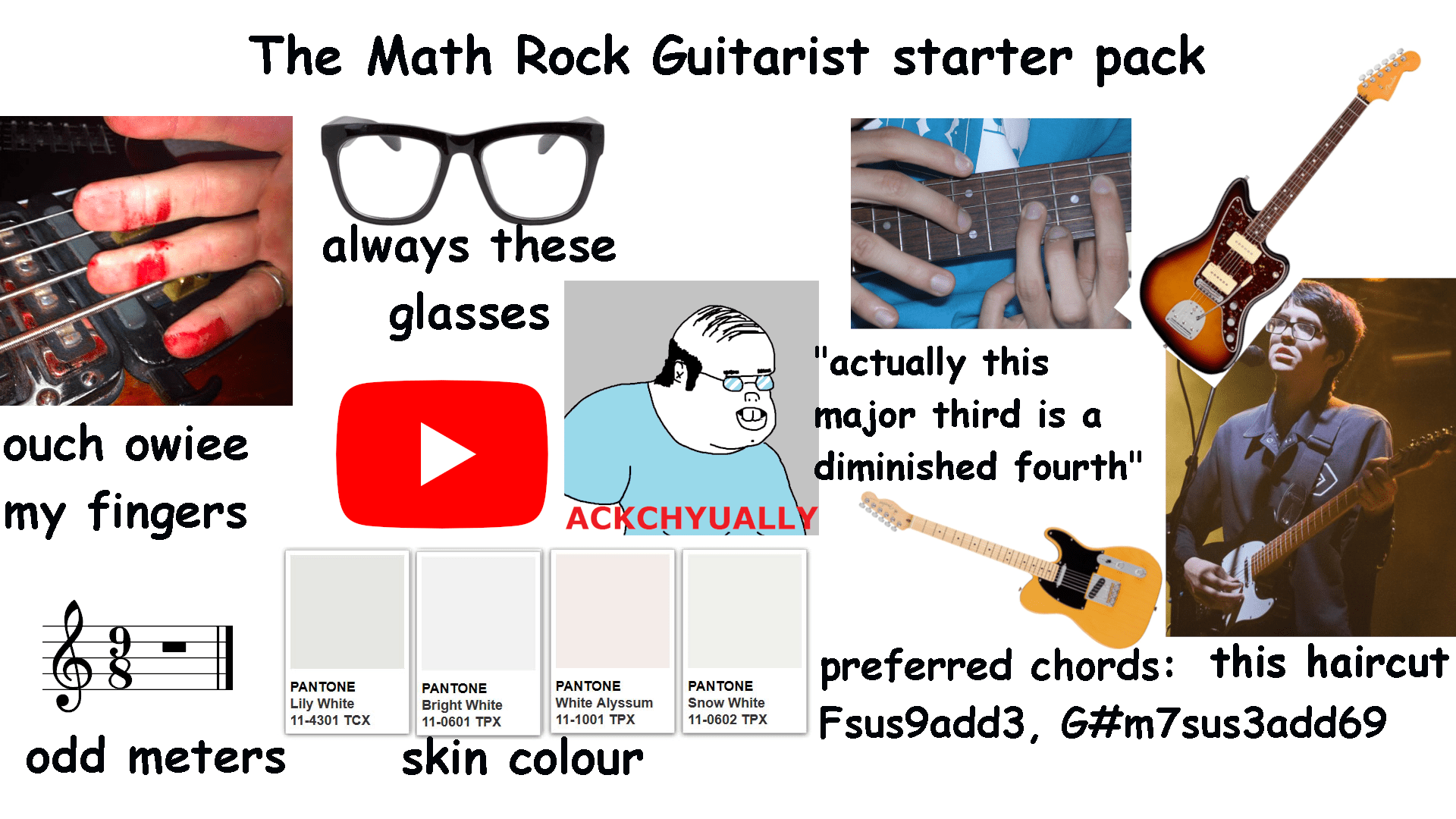 math rock starter pack r/starterpacks