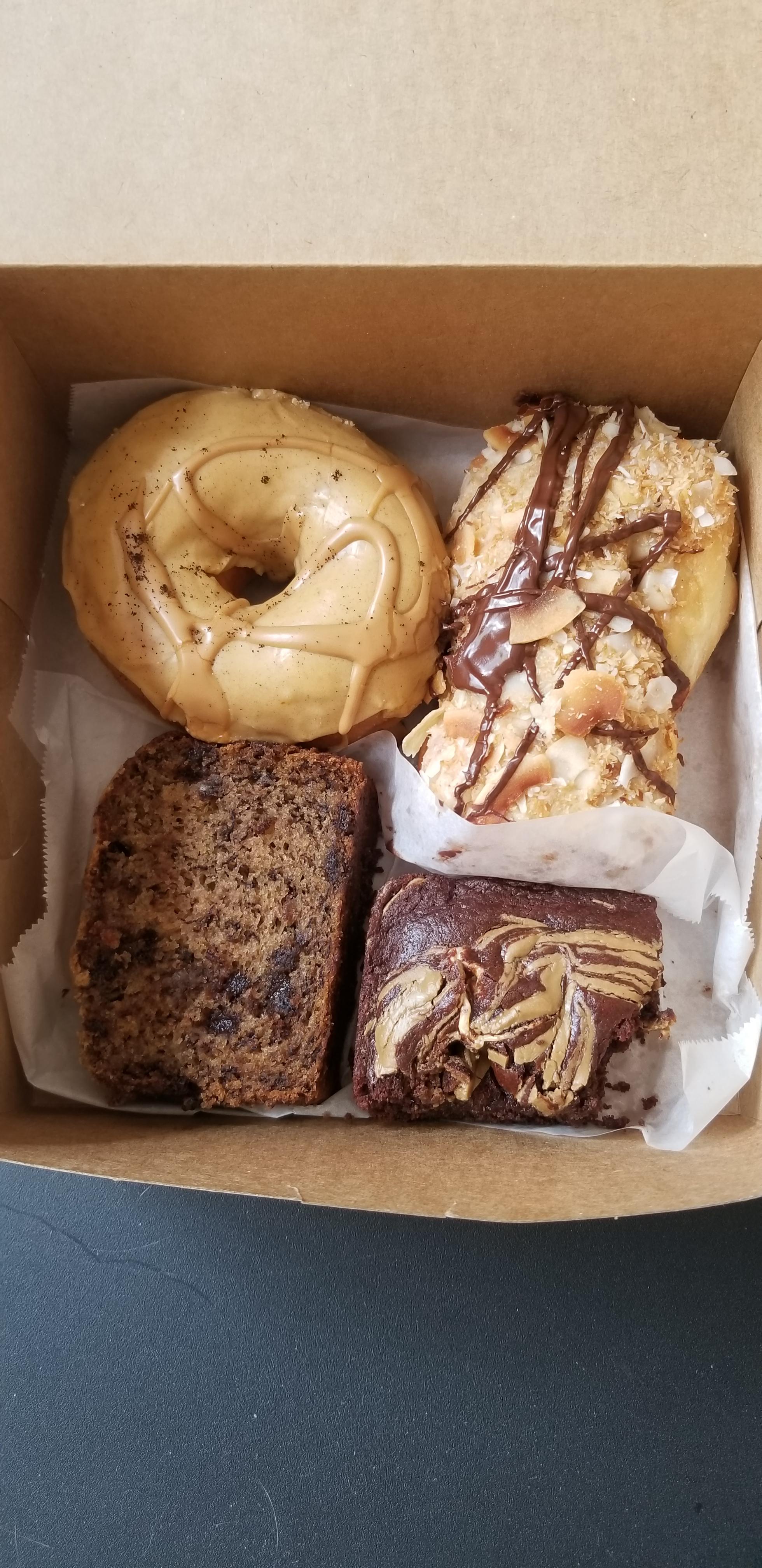 Some unique treats from local vegan bakery (Sweet Theory Baking Co. in