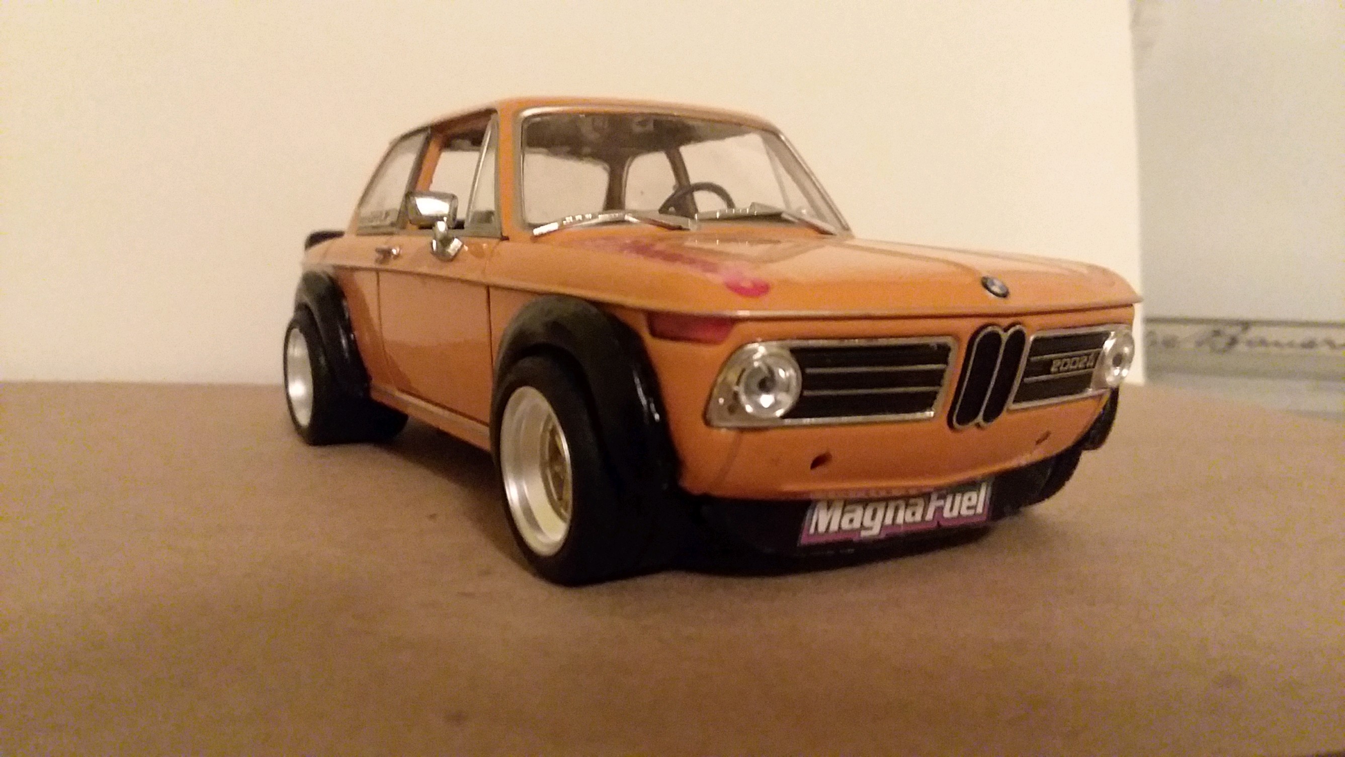 Custom 1/24 BMW 2002 diecast r/HotWheels